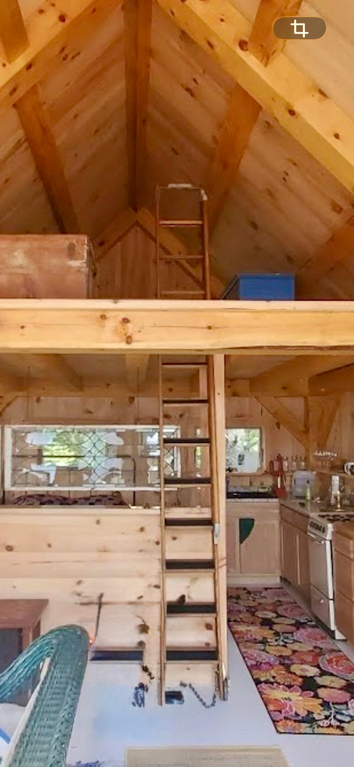 ladder to loft bedroom
