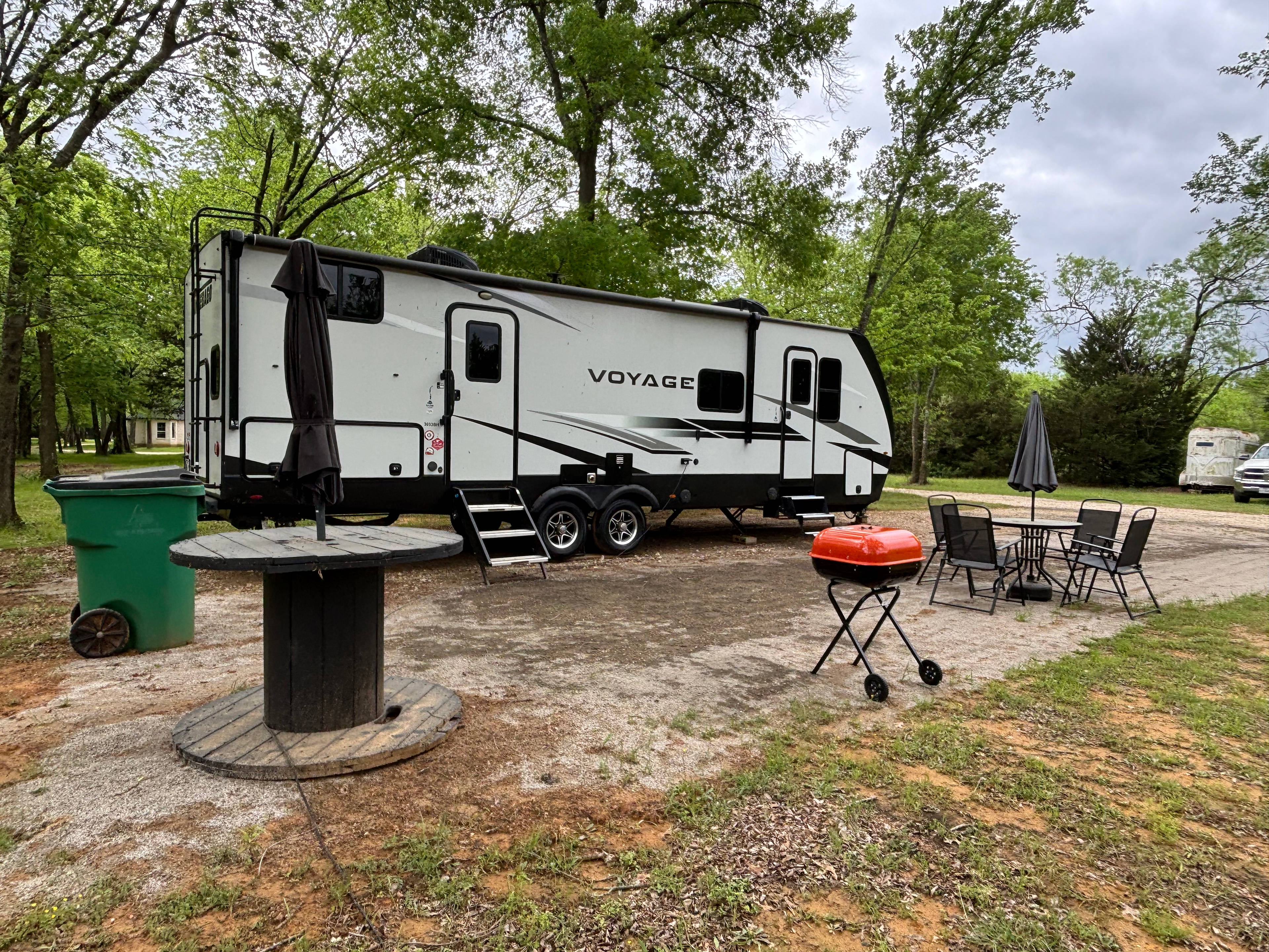 Backyard Lakeside RV Retreat
