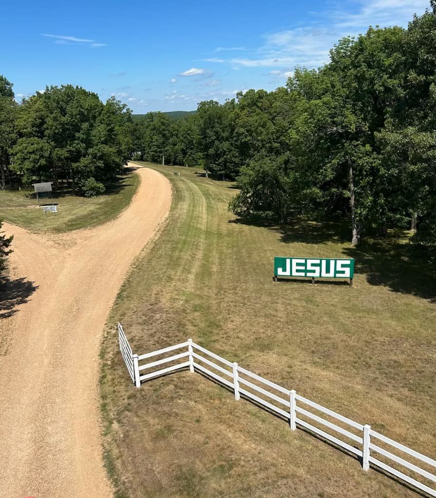 Here's the entrance to our Heit's Point Lutheran Ministries and Campground.