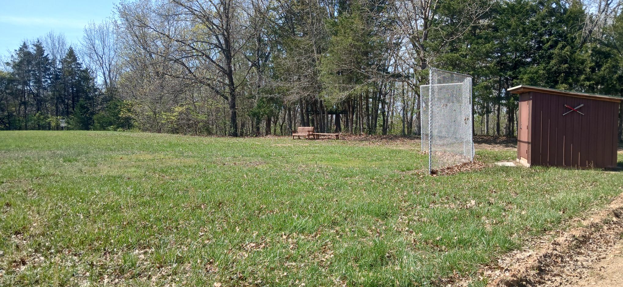 A big ball field - perfect for family games!