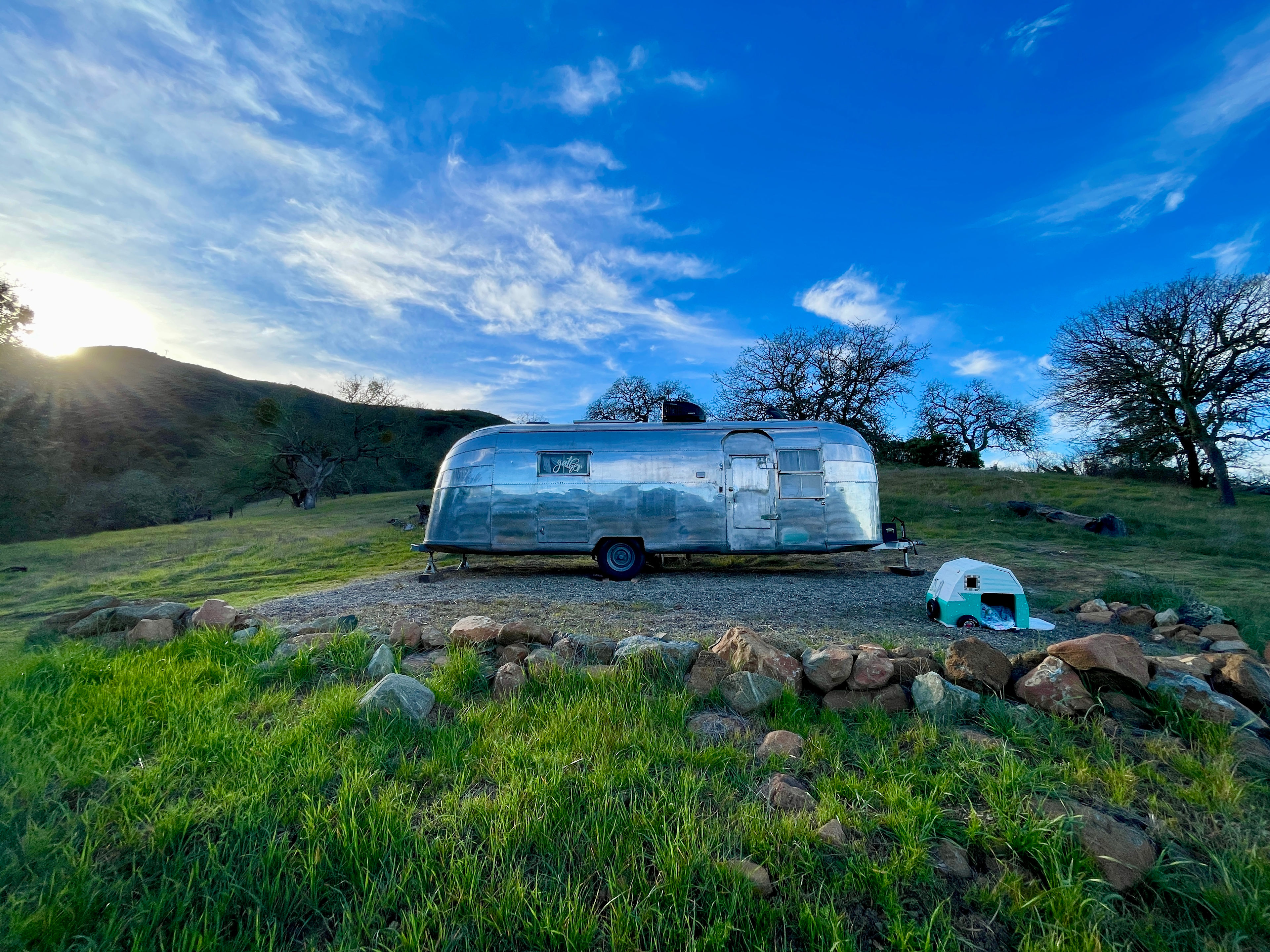 1955 Airstream glamping