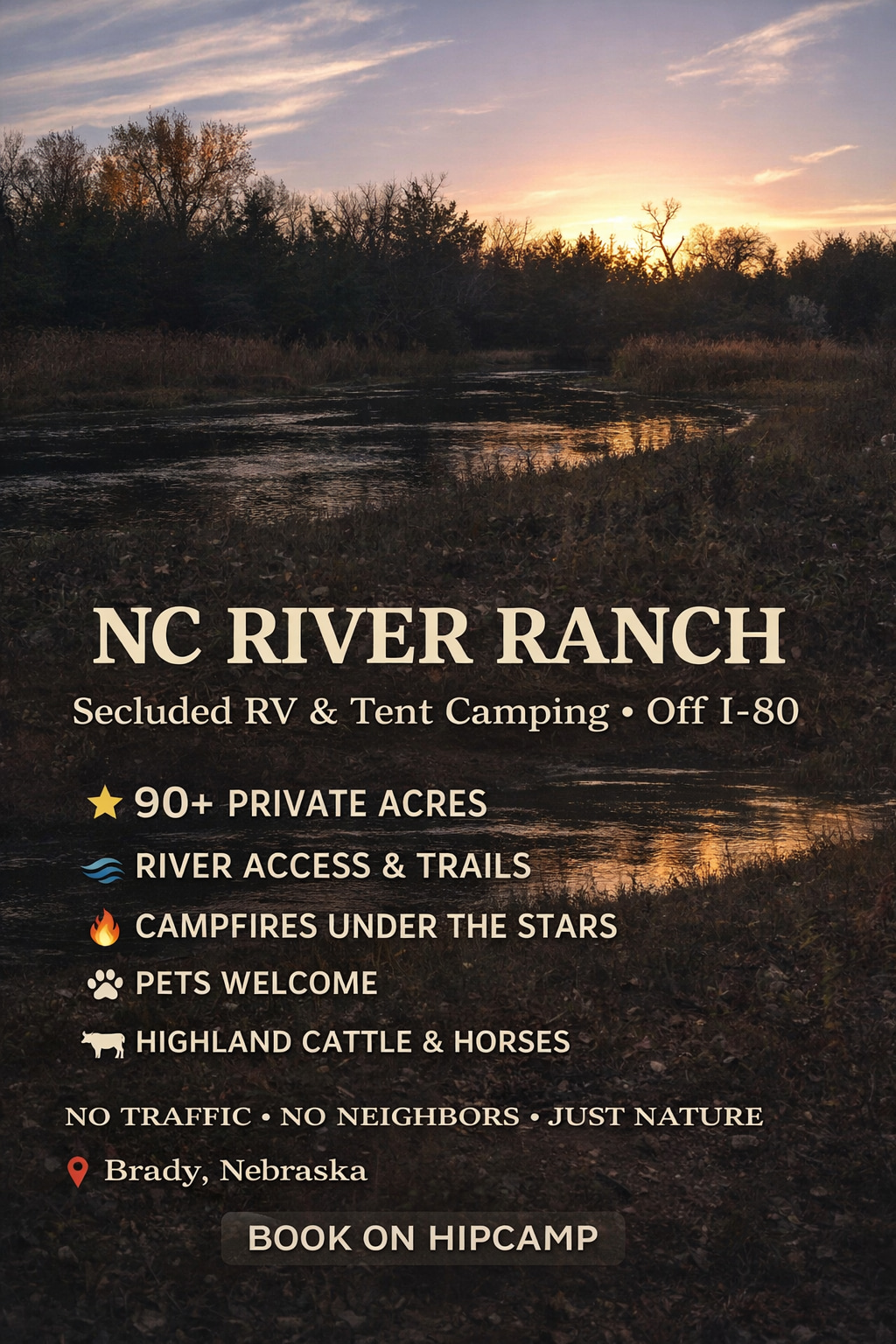 NC River Ranch – RV Camping & Cows ⭐