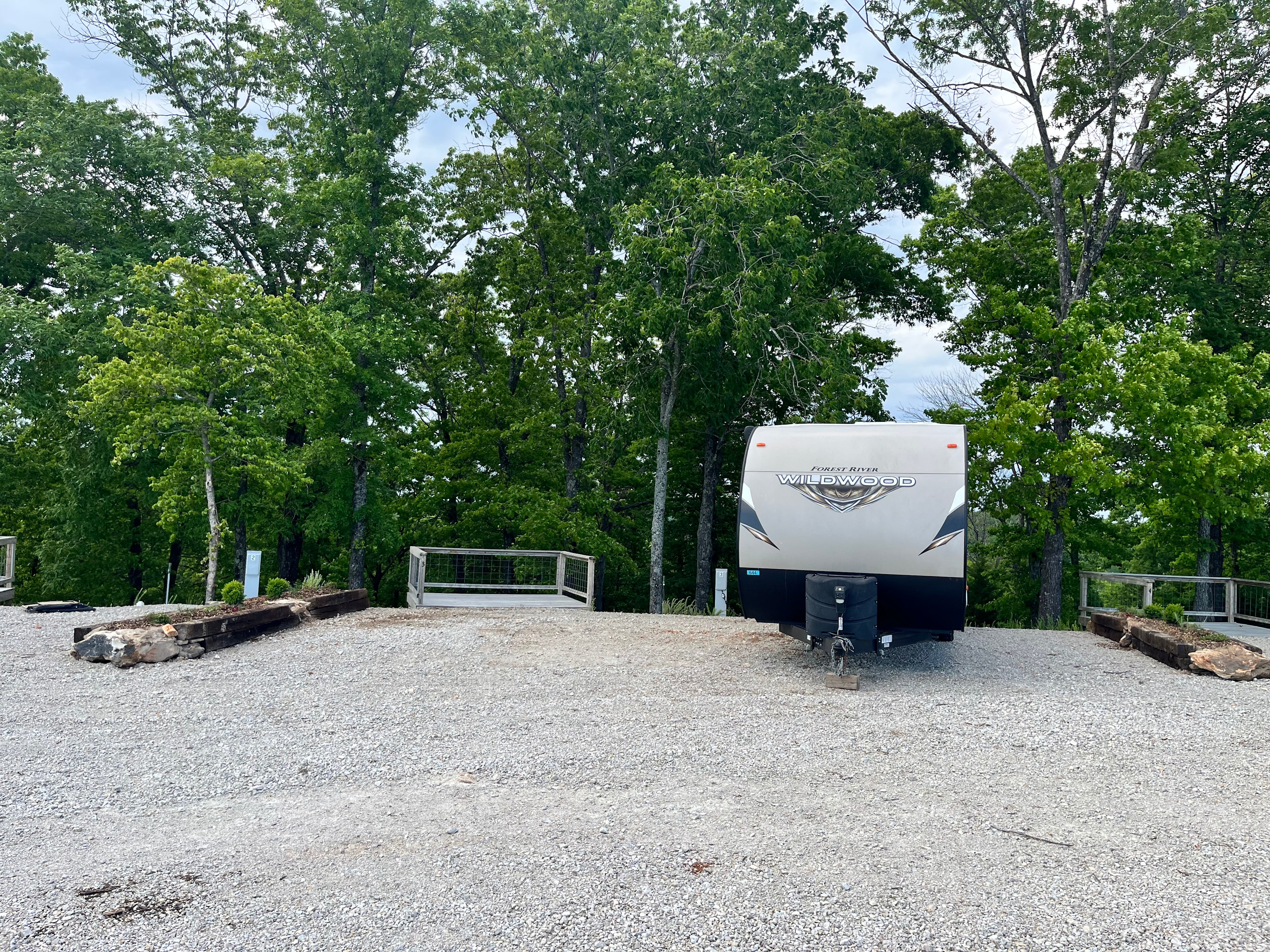 Site 3 with 28’ trailer