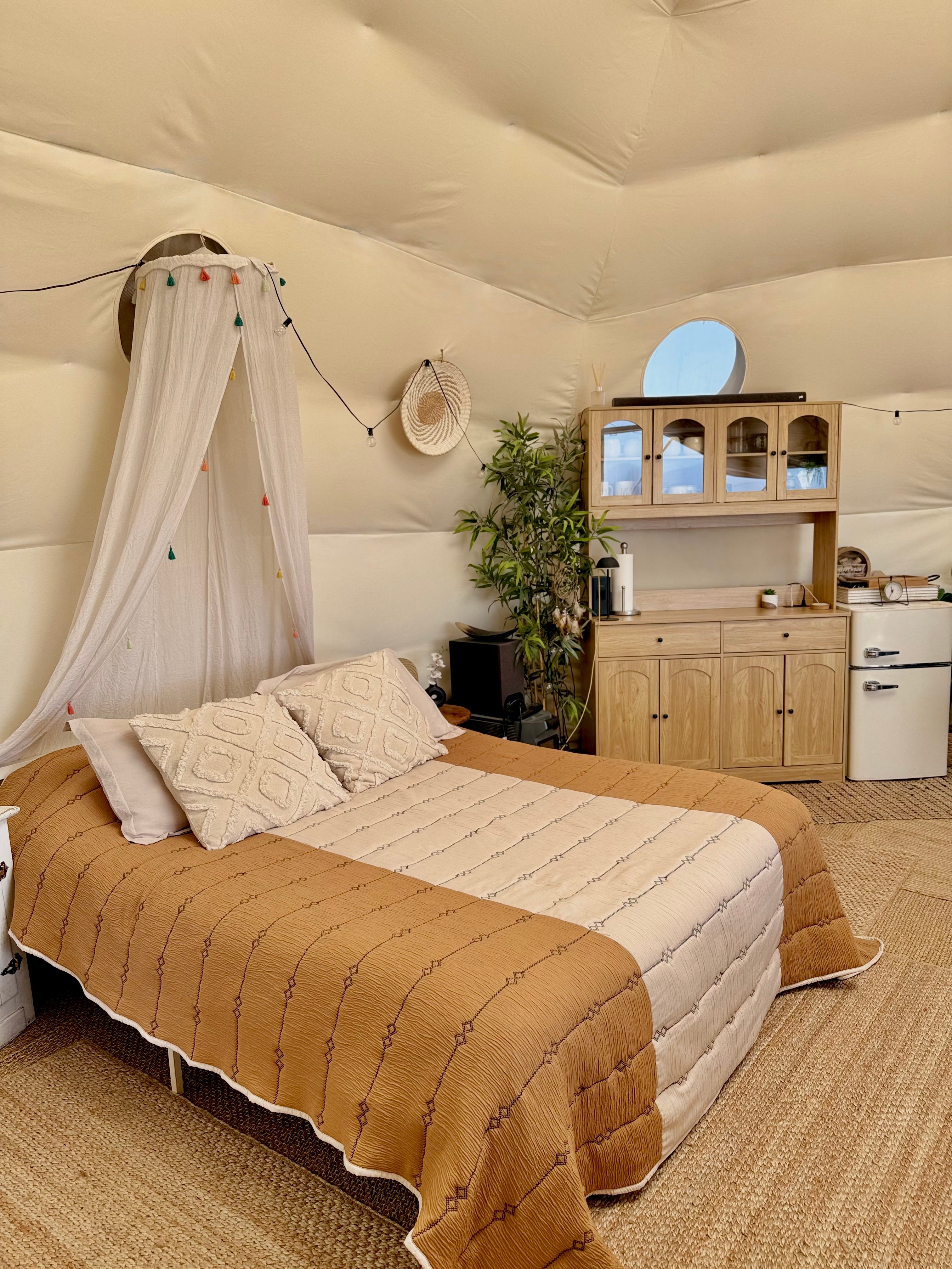 Private Hilltop Desert Dome + Pool | 1 Hr from LA