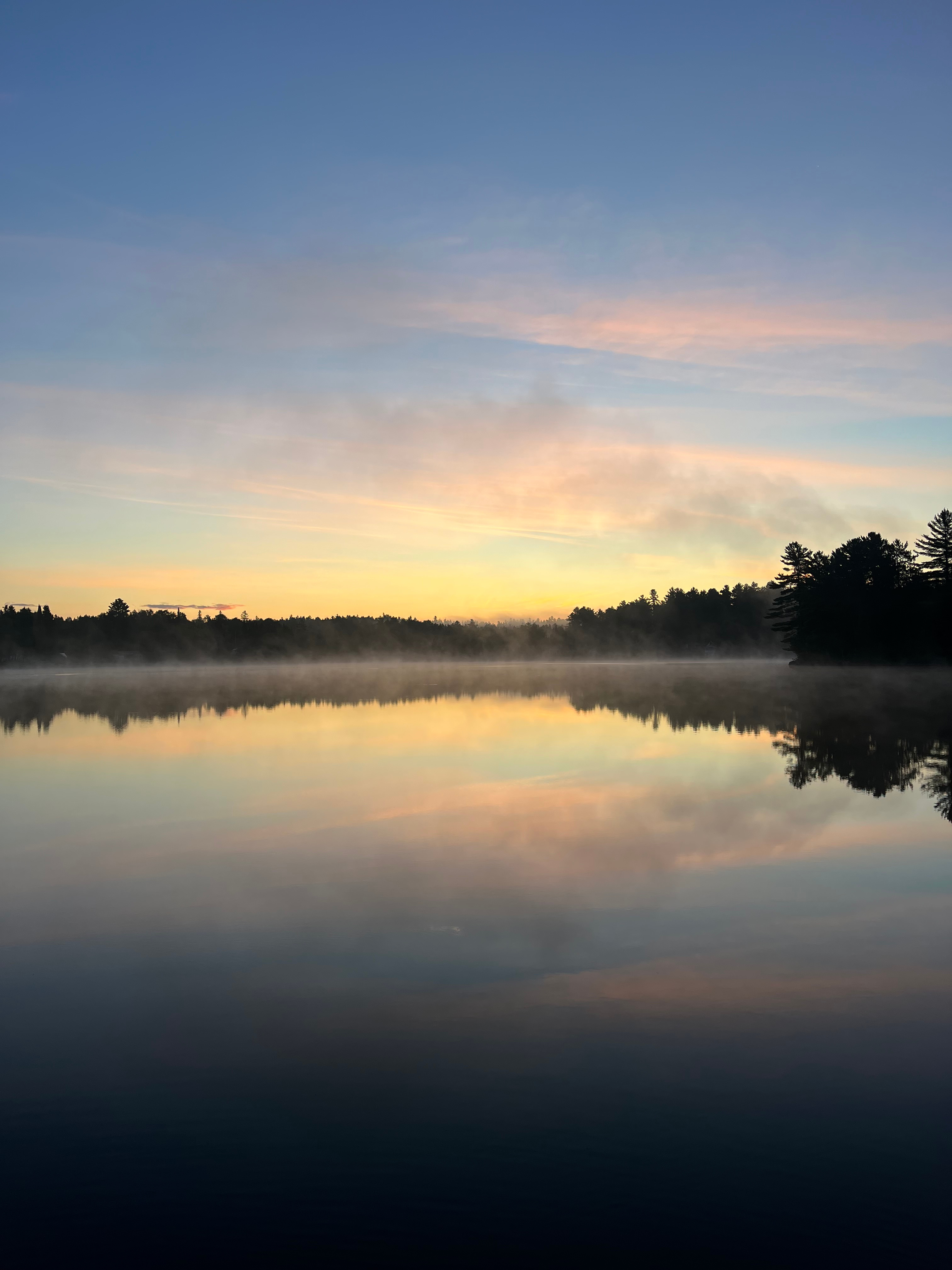 Peaceful sunrise views right from the water’s edge.