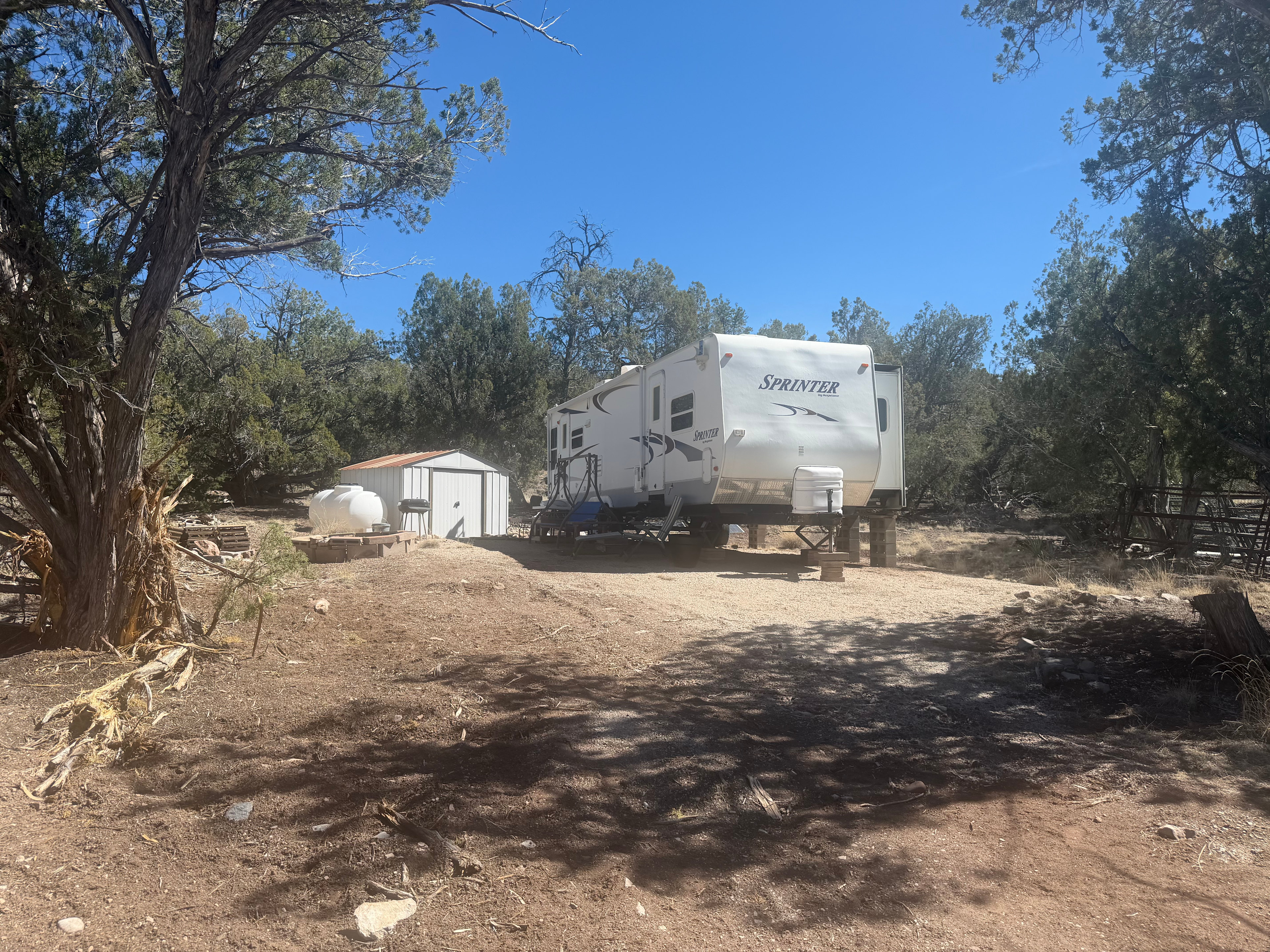 Camper Sleeps 4 access state land