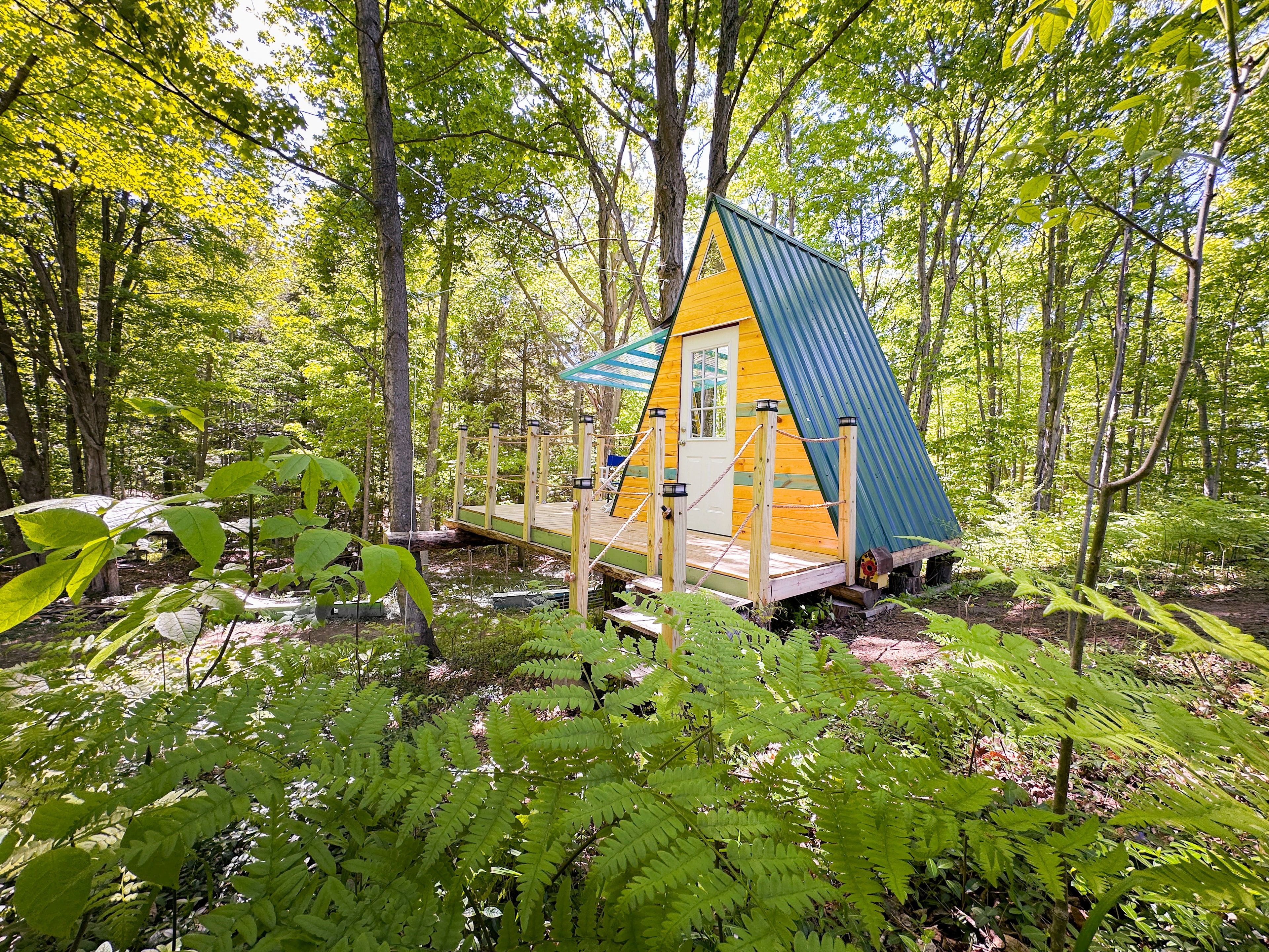 Treehouse Convertible A-Frame Cabin