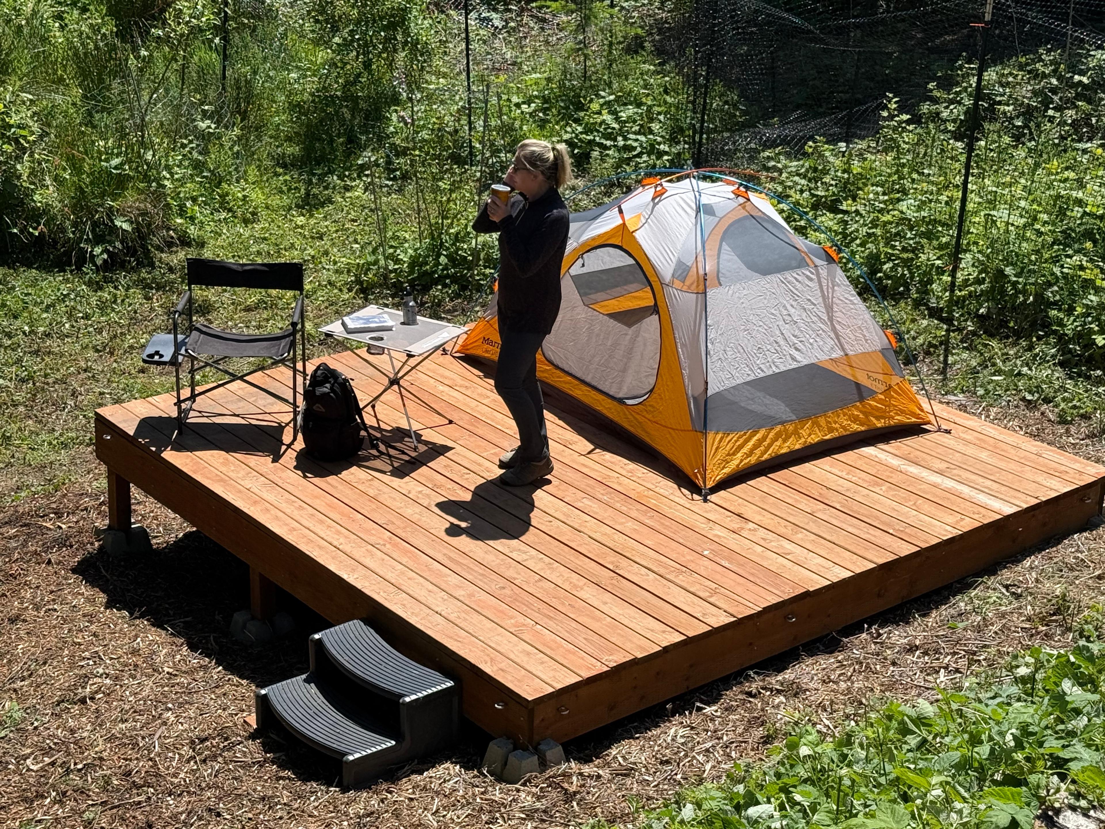 Vashon Island In Town Private Tent-Topia
