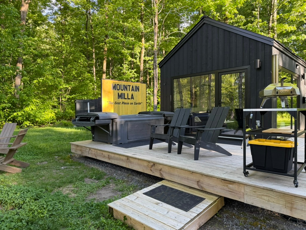 Tiny Cabin with Hot Tub, Sauna, Movie Theater
