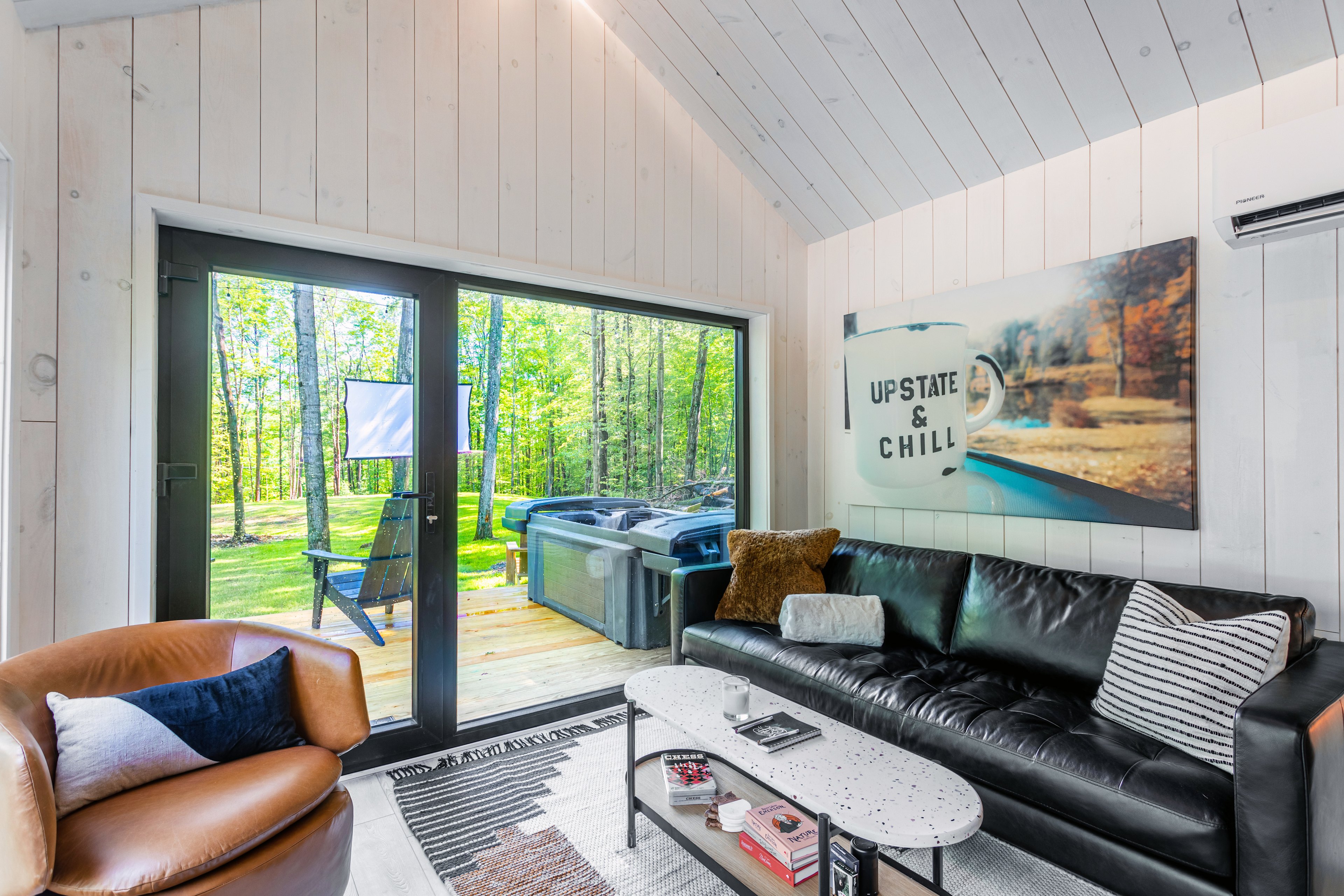 Tiny Cabin with Hot Tub, Sauna, Movie Theater