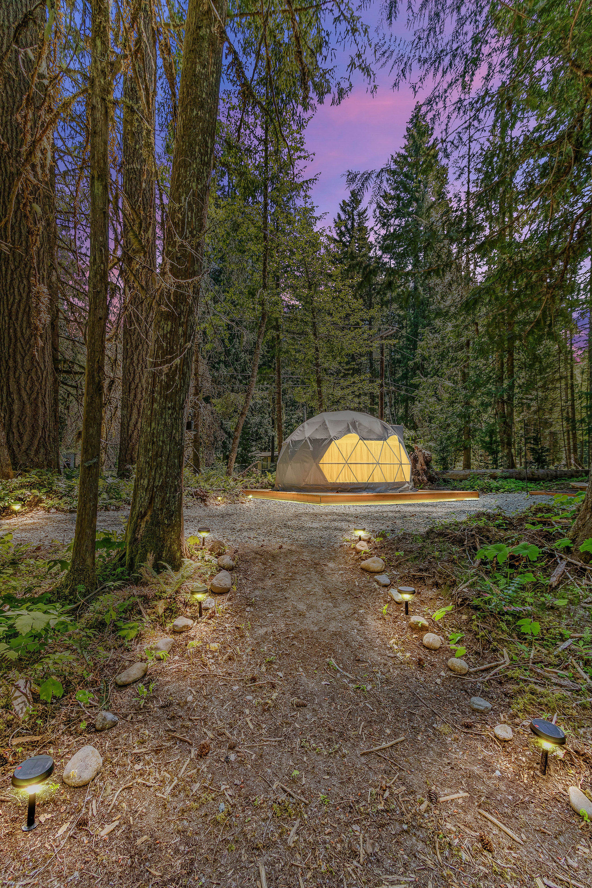Private Globe Dome at Mount Rainier