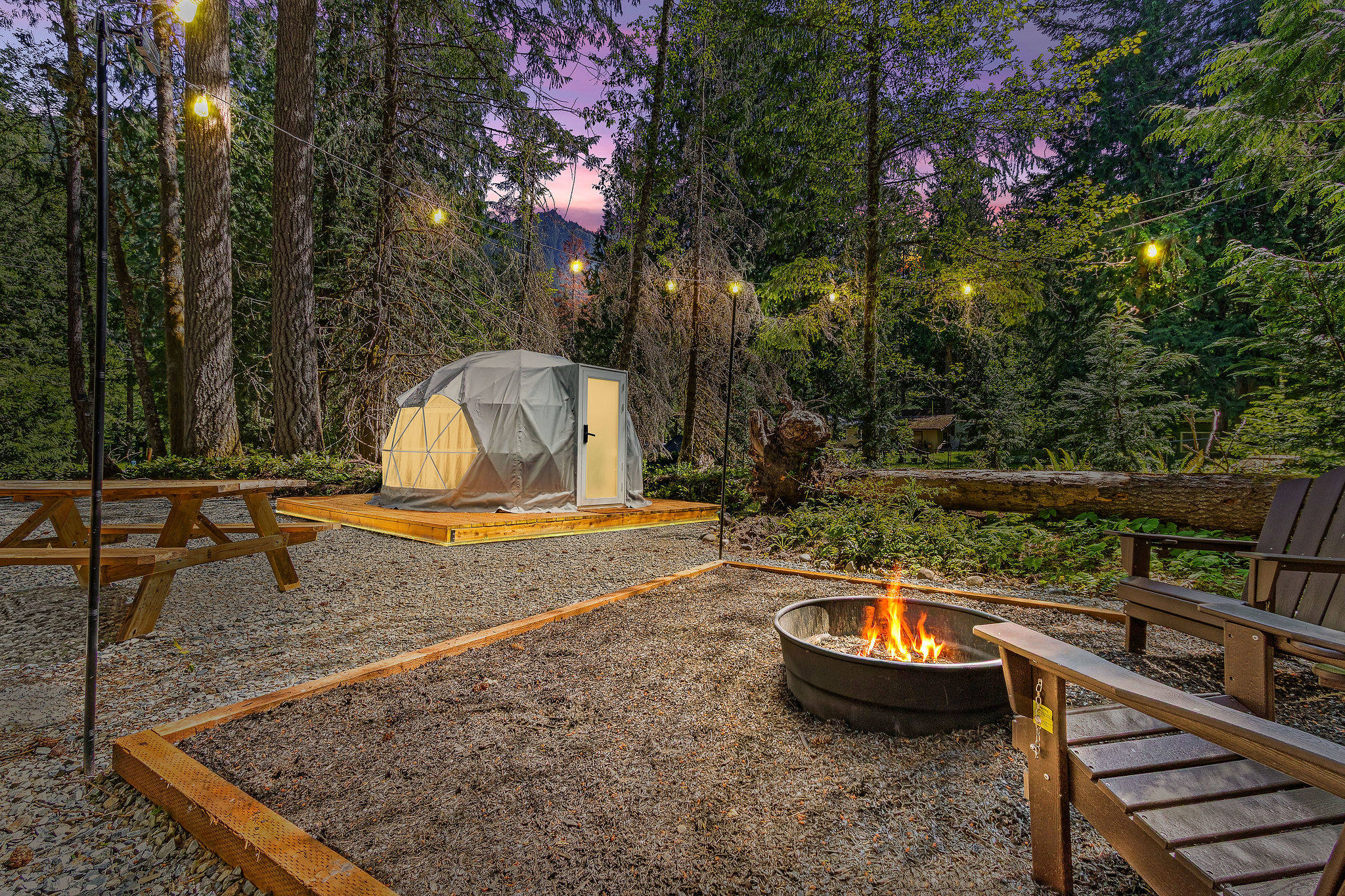 Private Globe Dome at Mount Rainier
