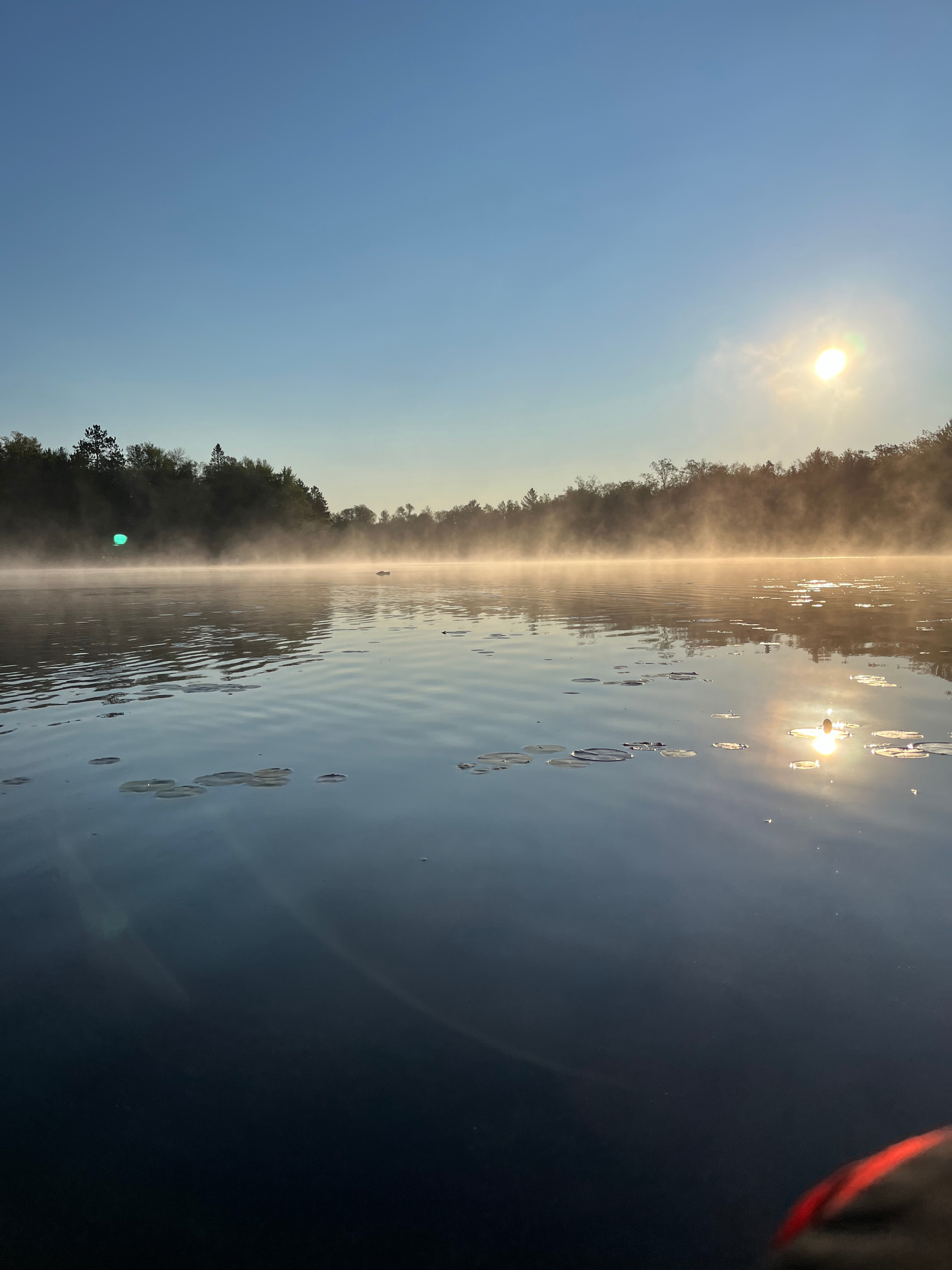 Sunrise over the lake