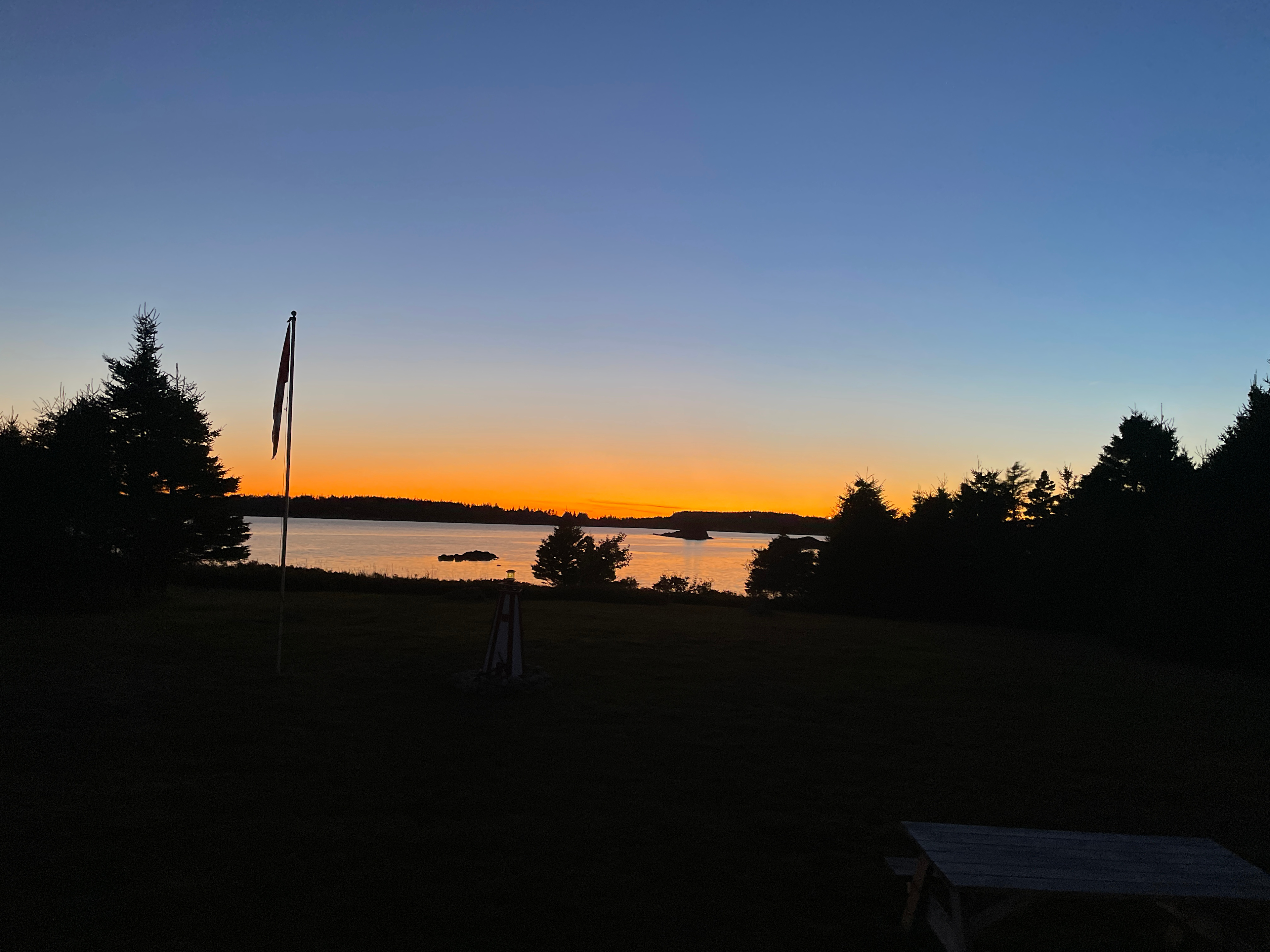 Looking west from property. Beautiful sunsets. 