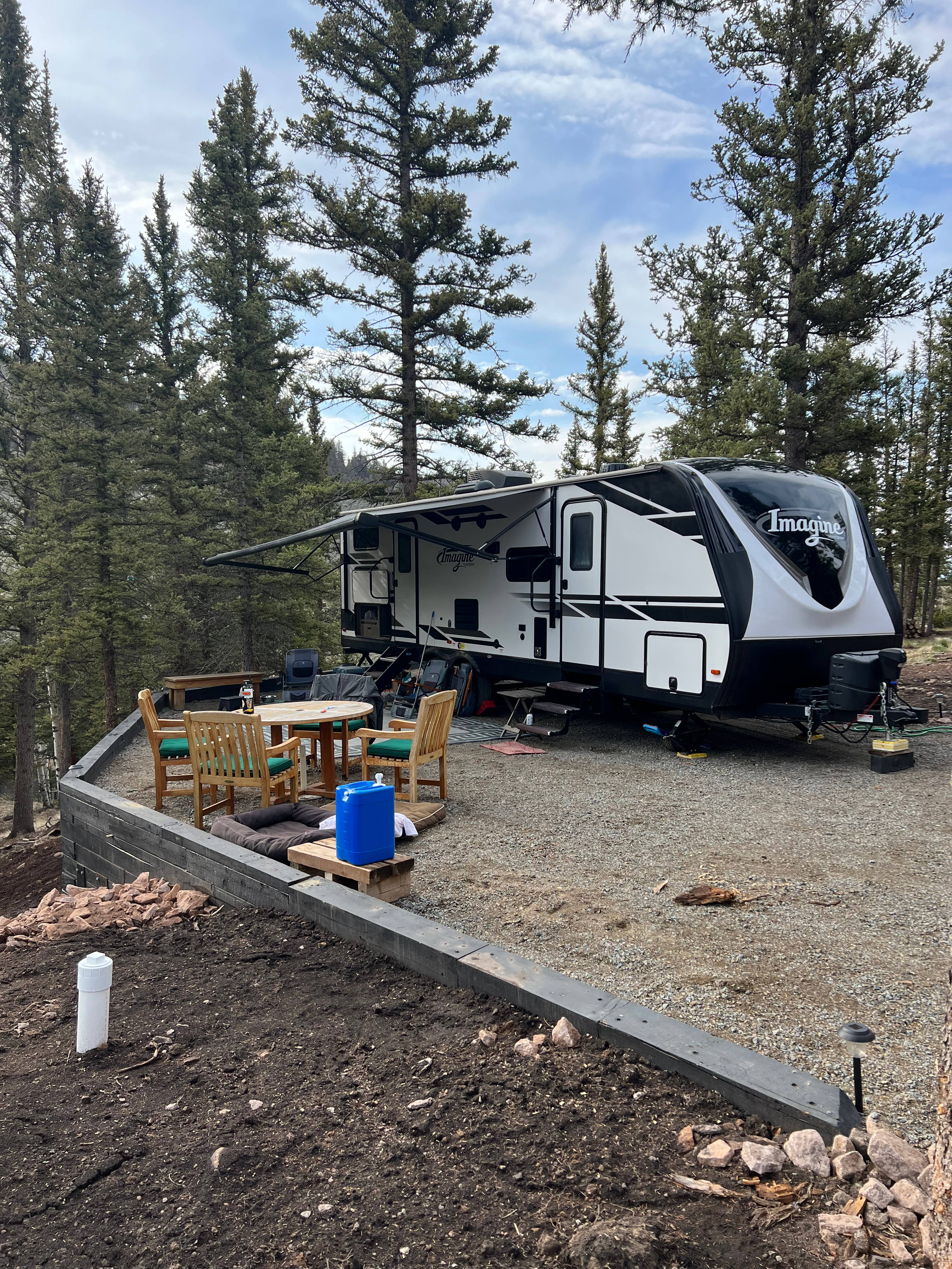 Plenty of room for your camper and lounging.