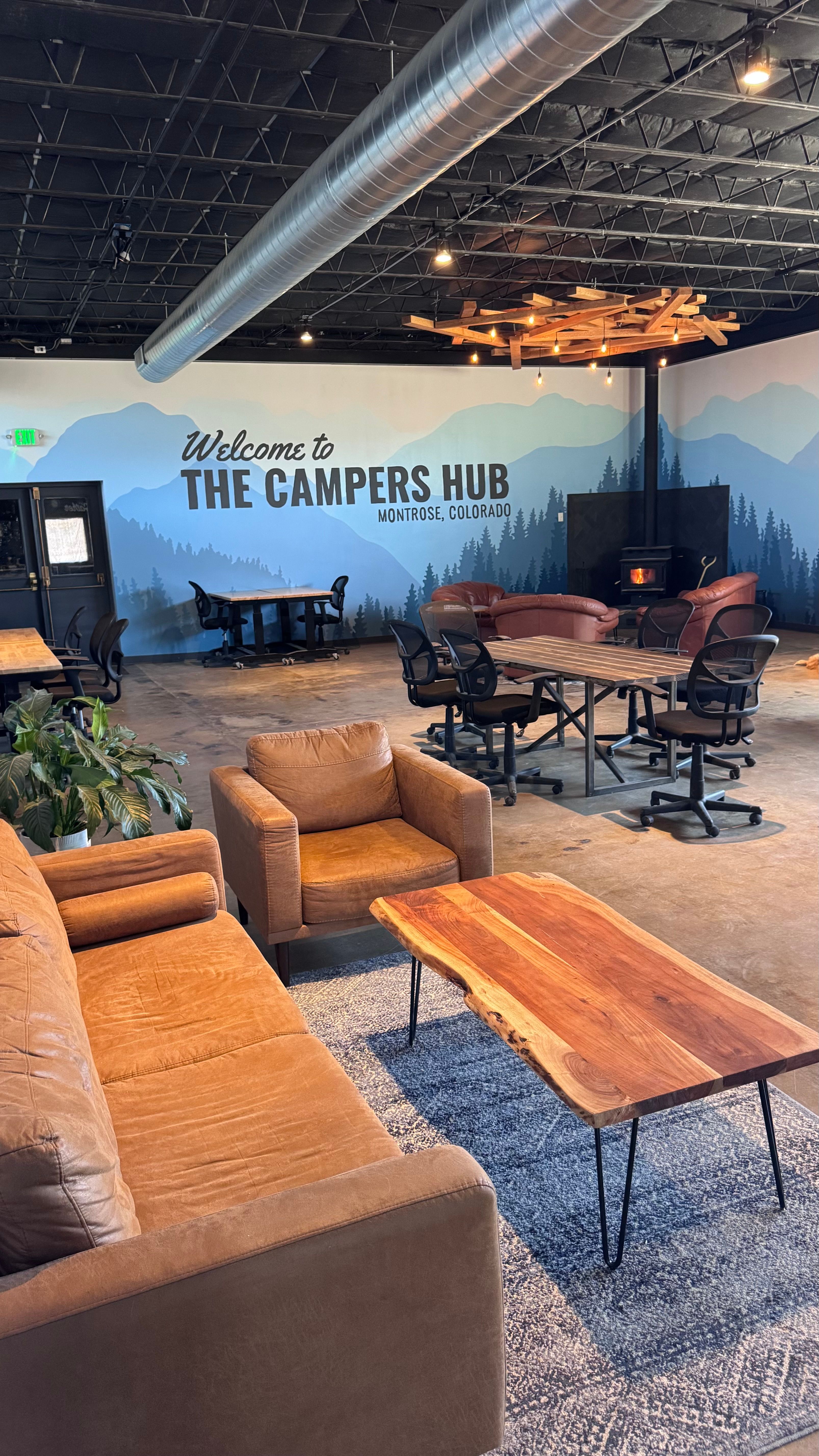 Coworking Space with Mountain Views