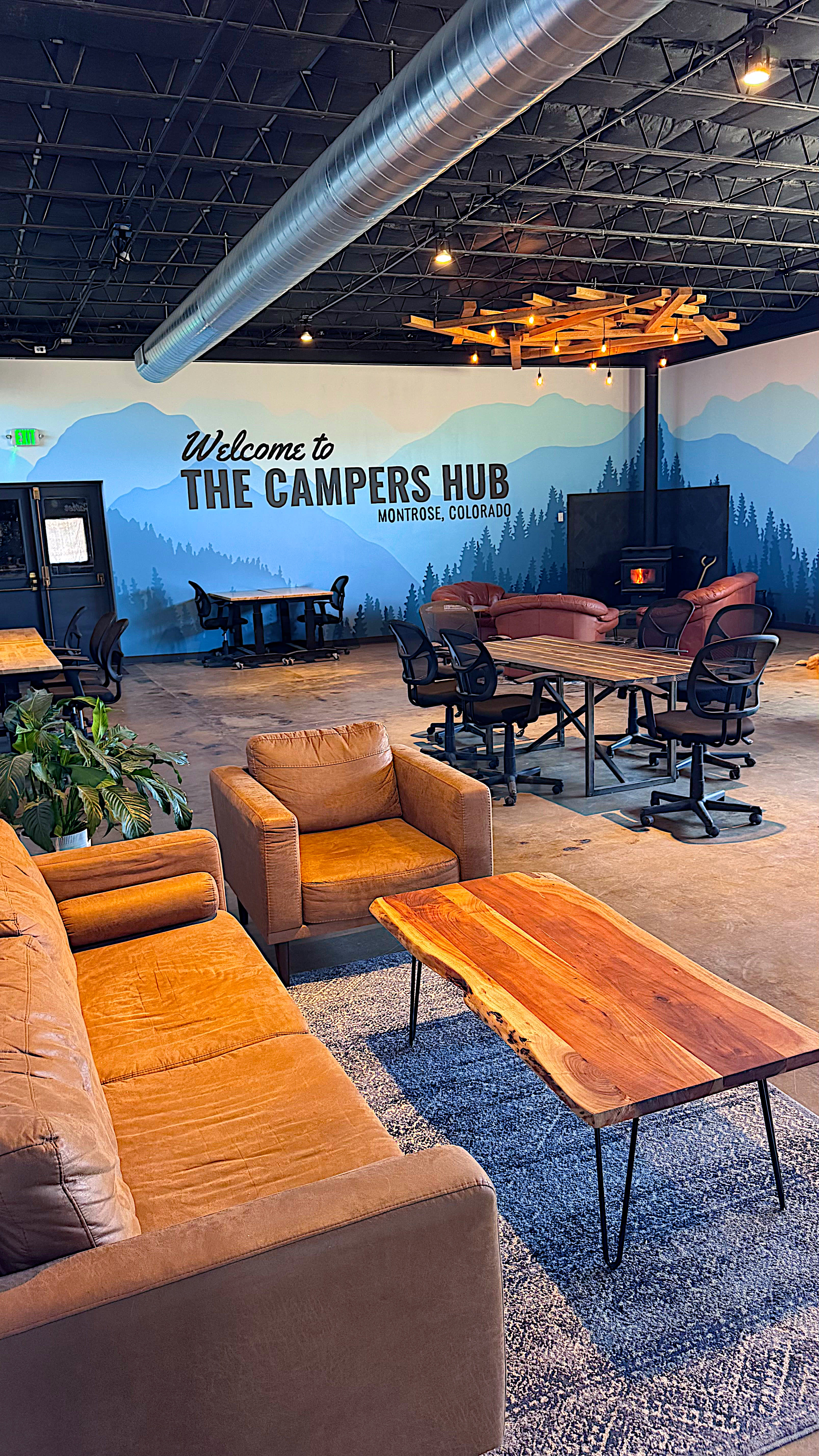Coworking Space with Mountain Views