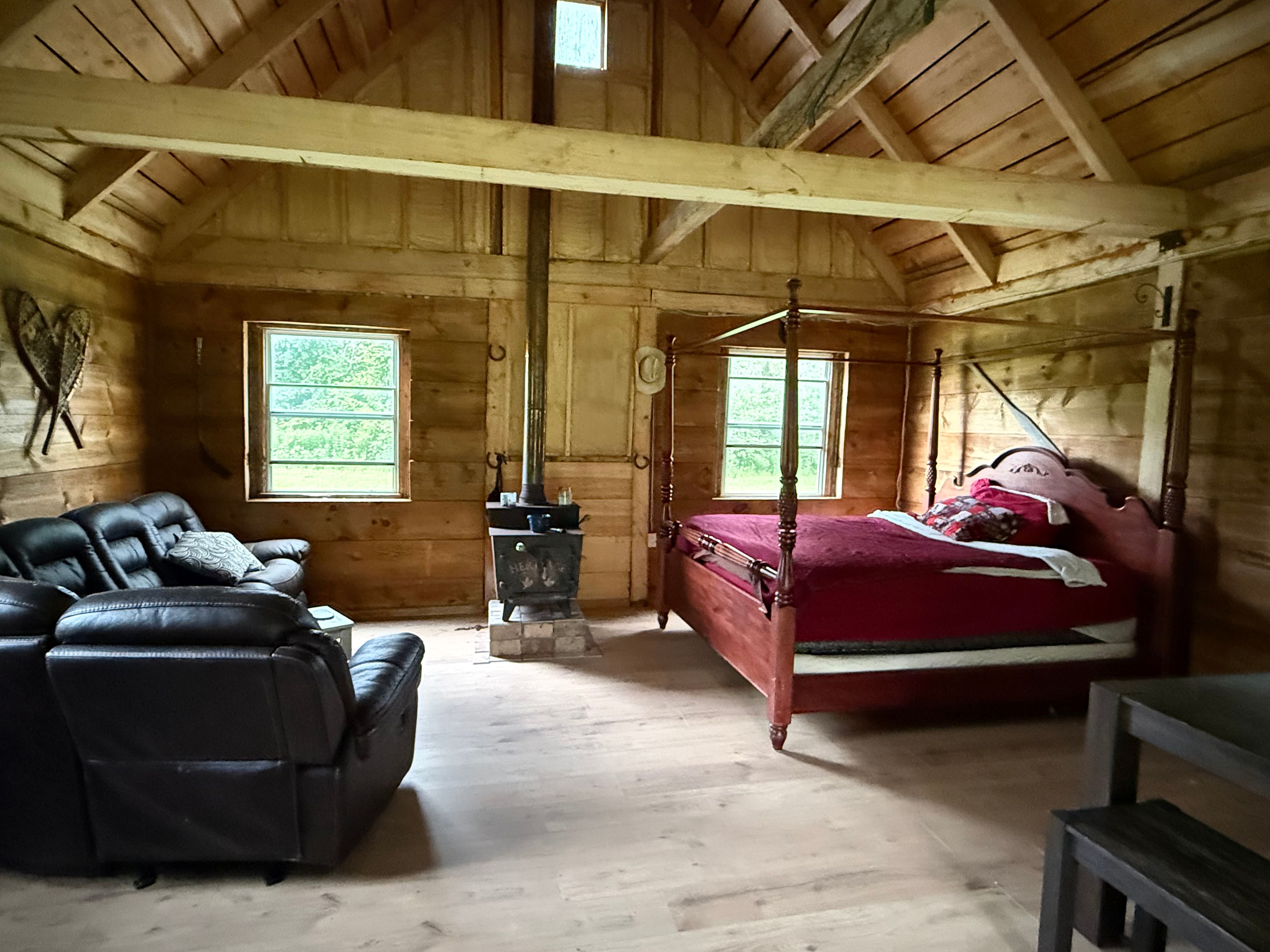 Family Horse Farm Rustic Cabin