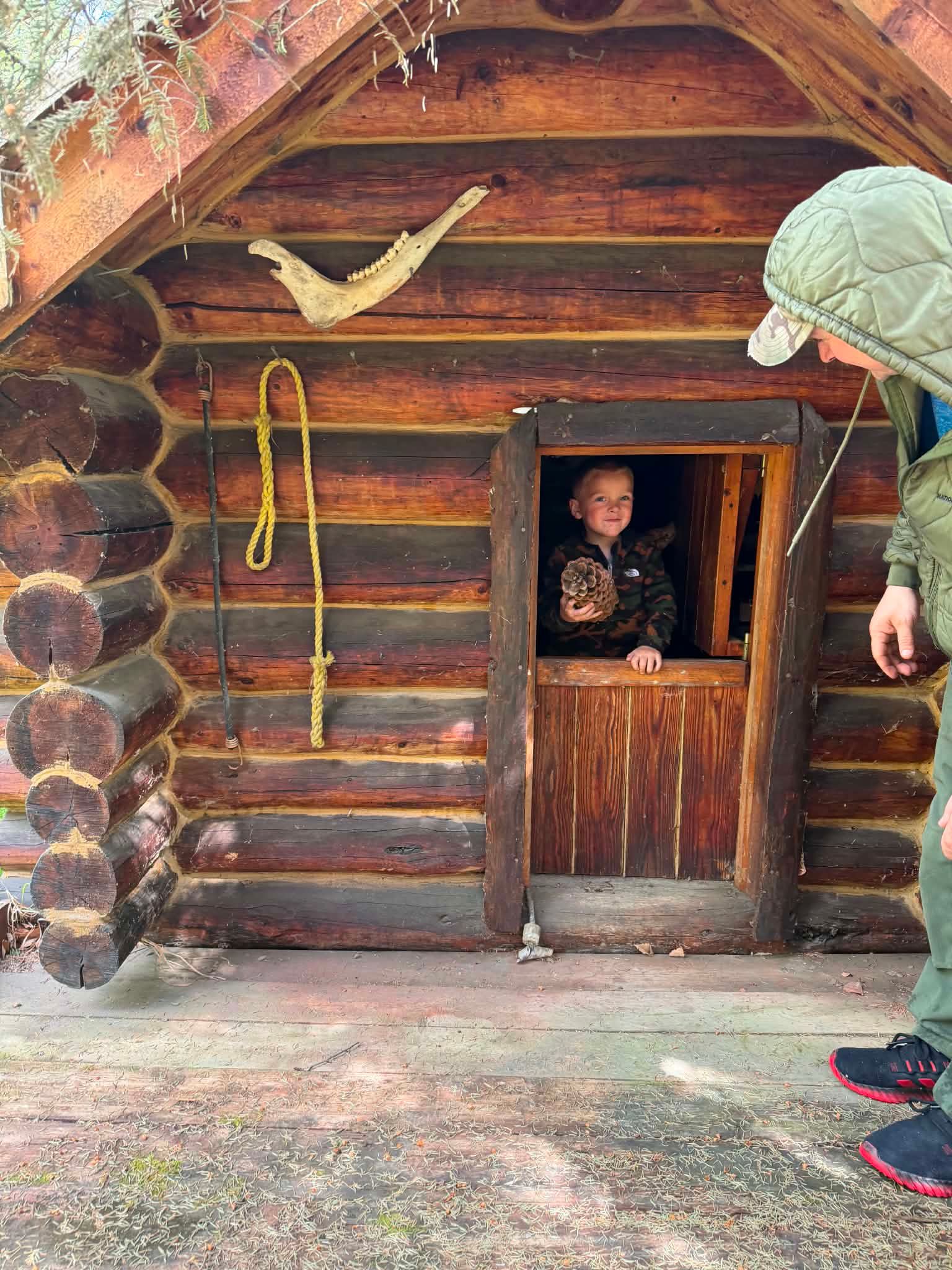 Sauna house! Little hobbit door to keep the heat in, hope you enjoy and relax!