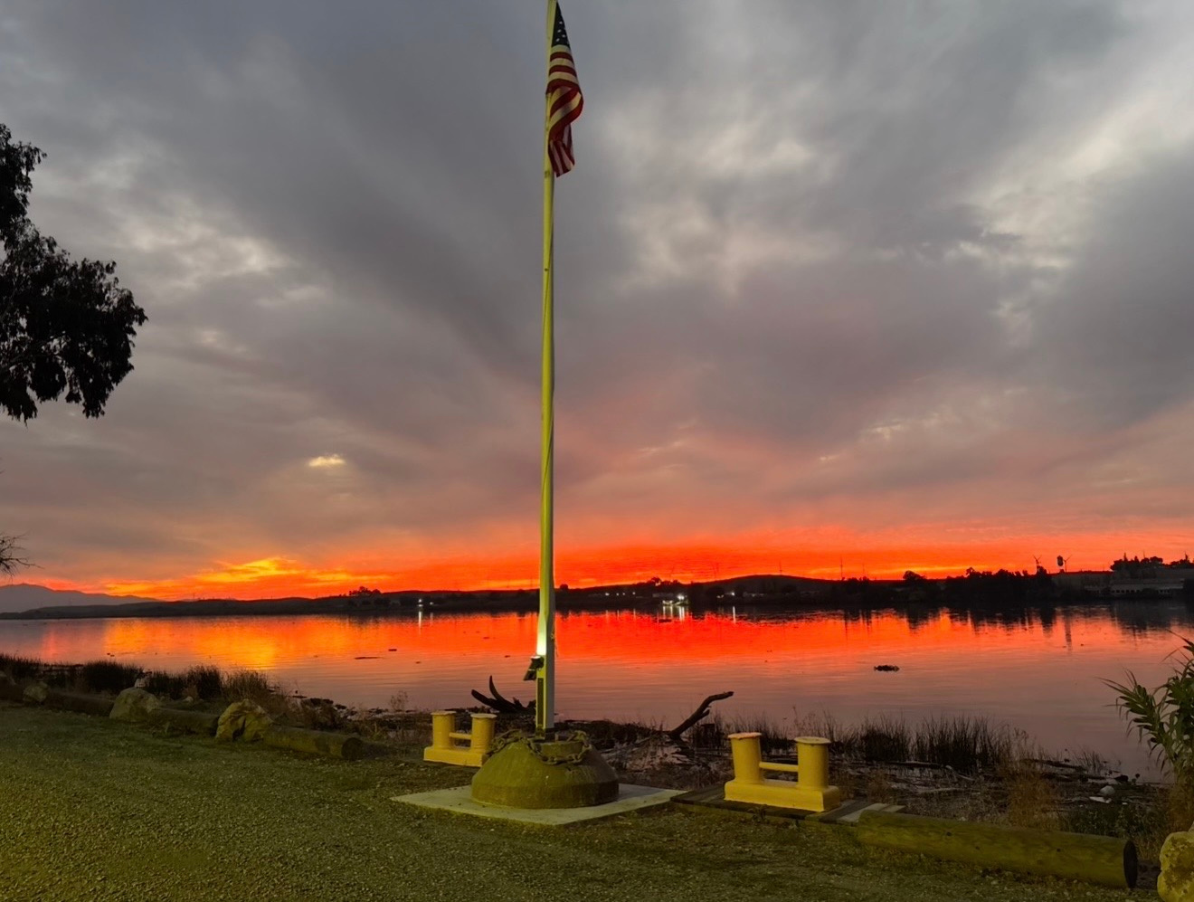 Sunset River View Tent Camping.