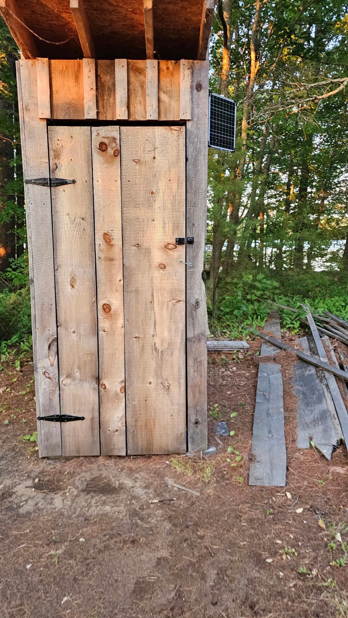 Outhouse on site 