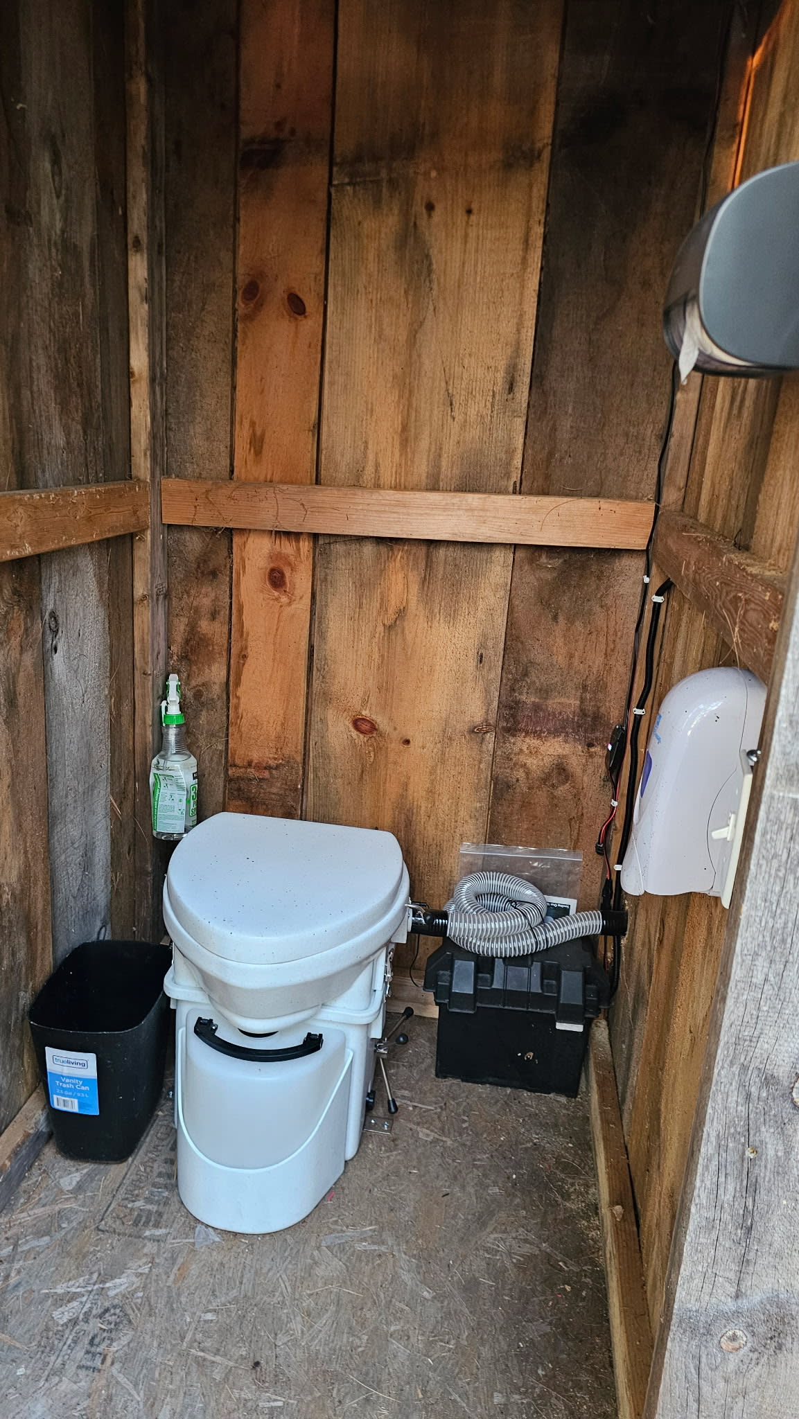 Brand new composting toilet