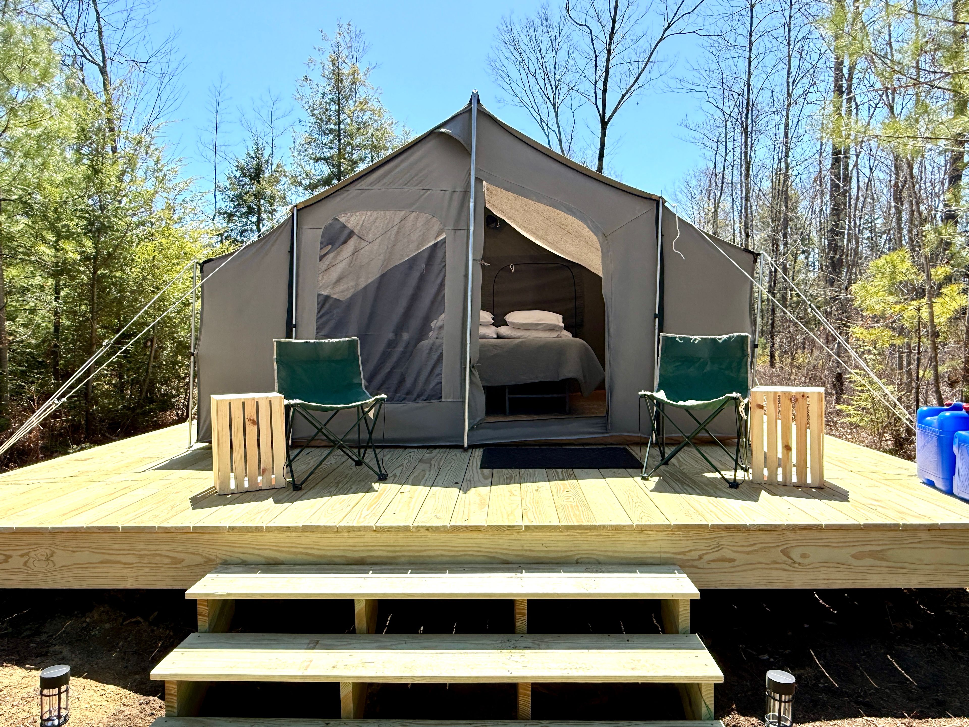 Quiet Glamping 20 mins to ocean