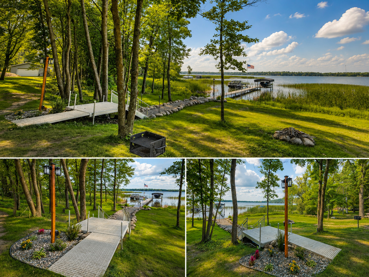Premium Lake Alexander Waterfront RV Site with Private Dock