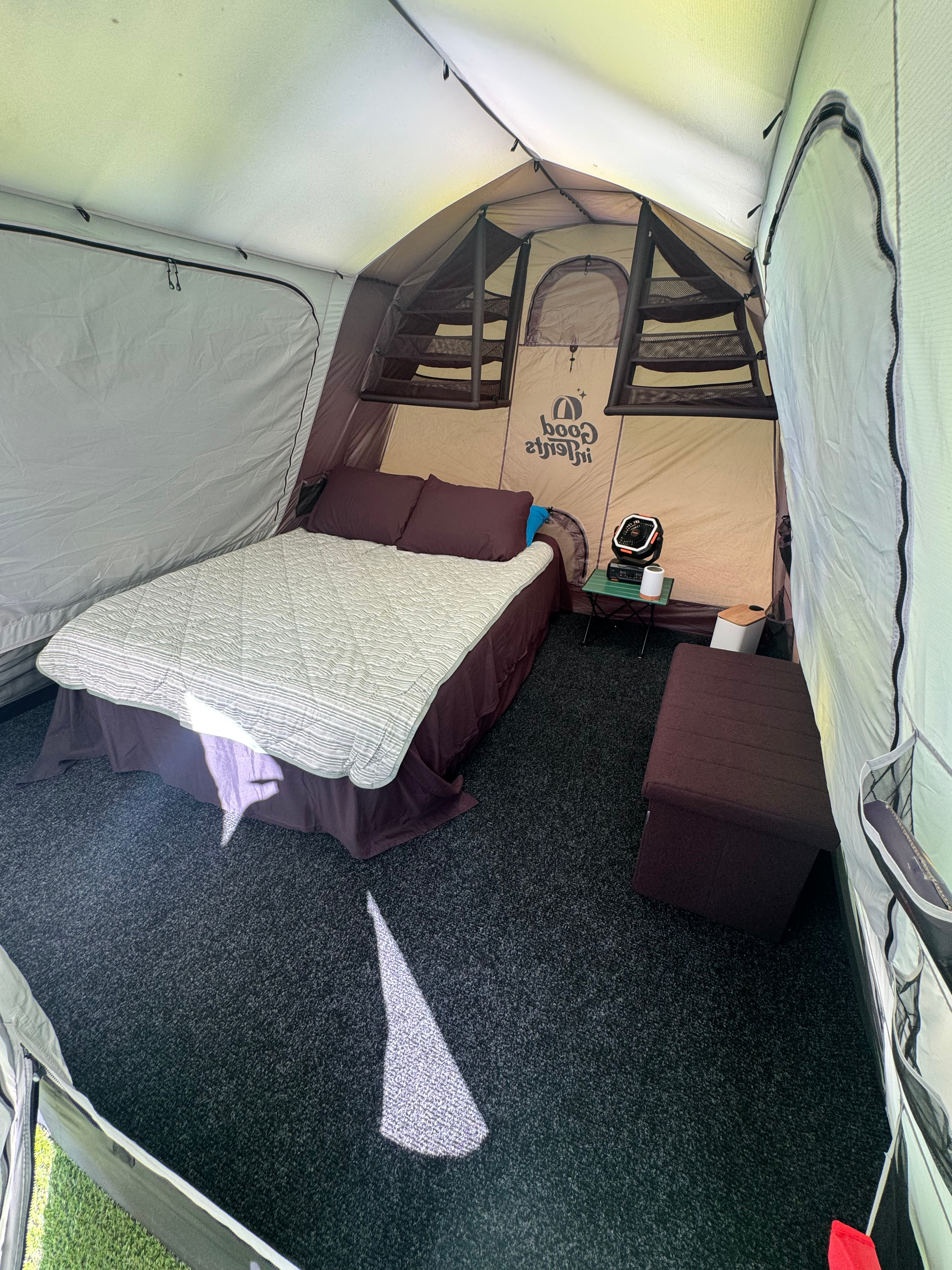 Summer bedding includes a cooling blanket in addition to soft sheets.