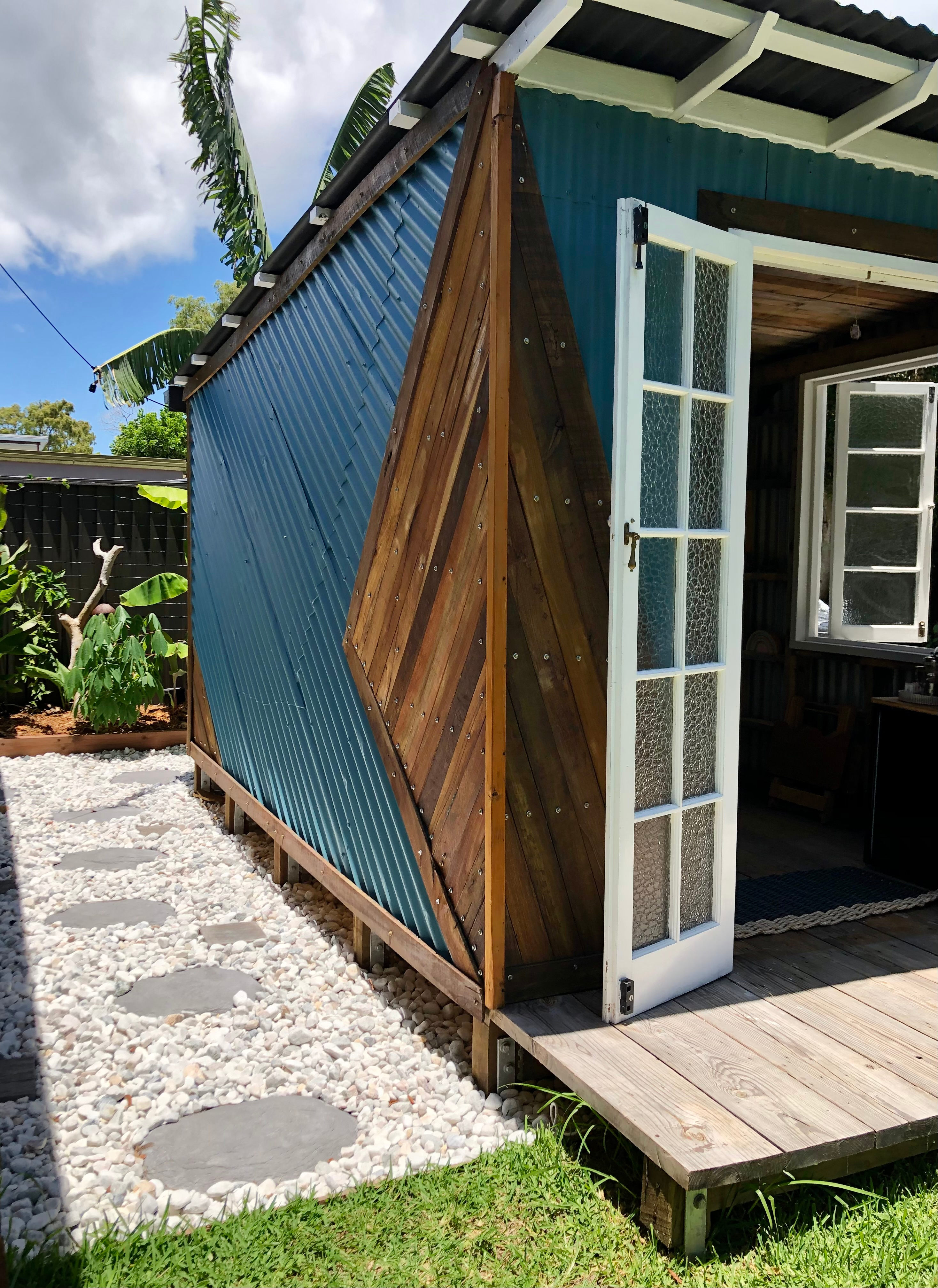 Bespoke Upcycled Cabin in Tropical Paradise