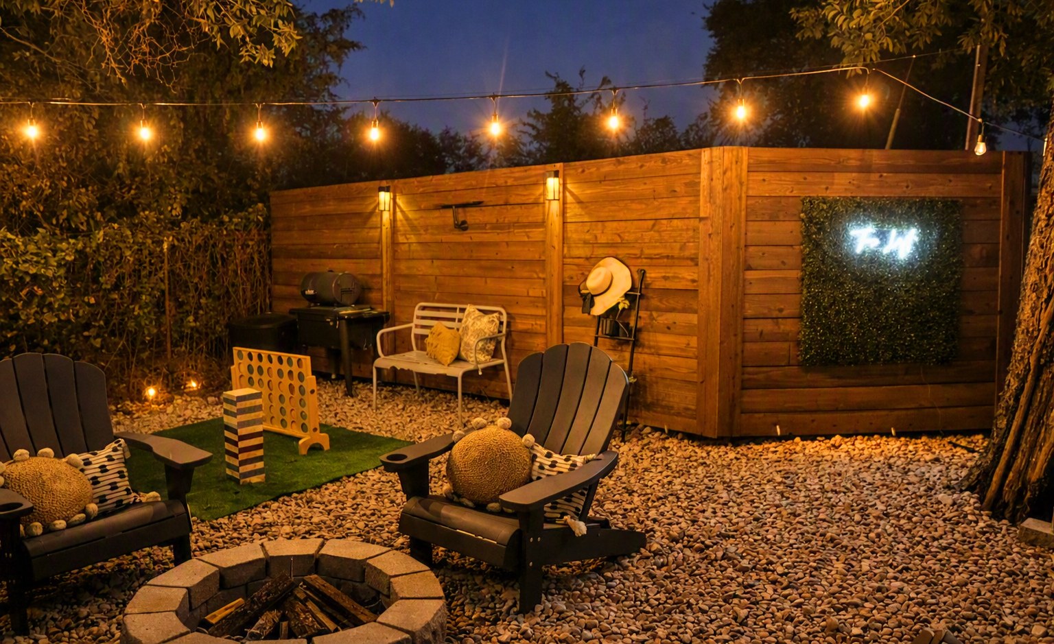 Luxury Tiny Retreat •Firepit+Outdoor Entertainment