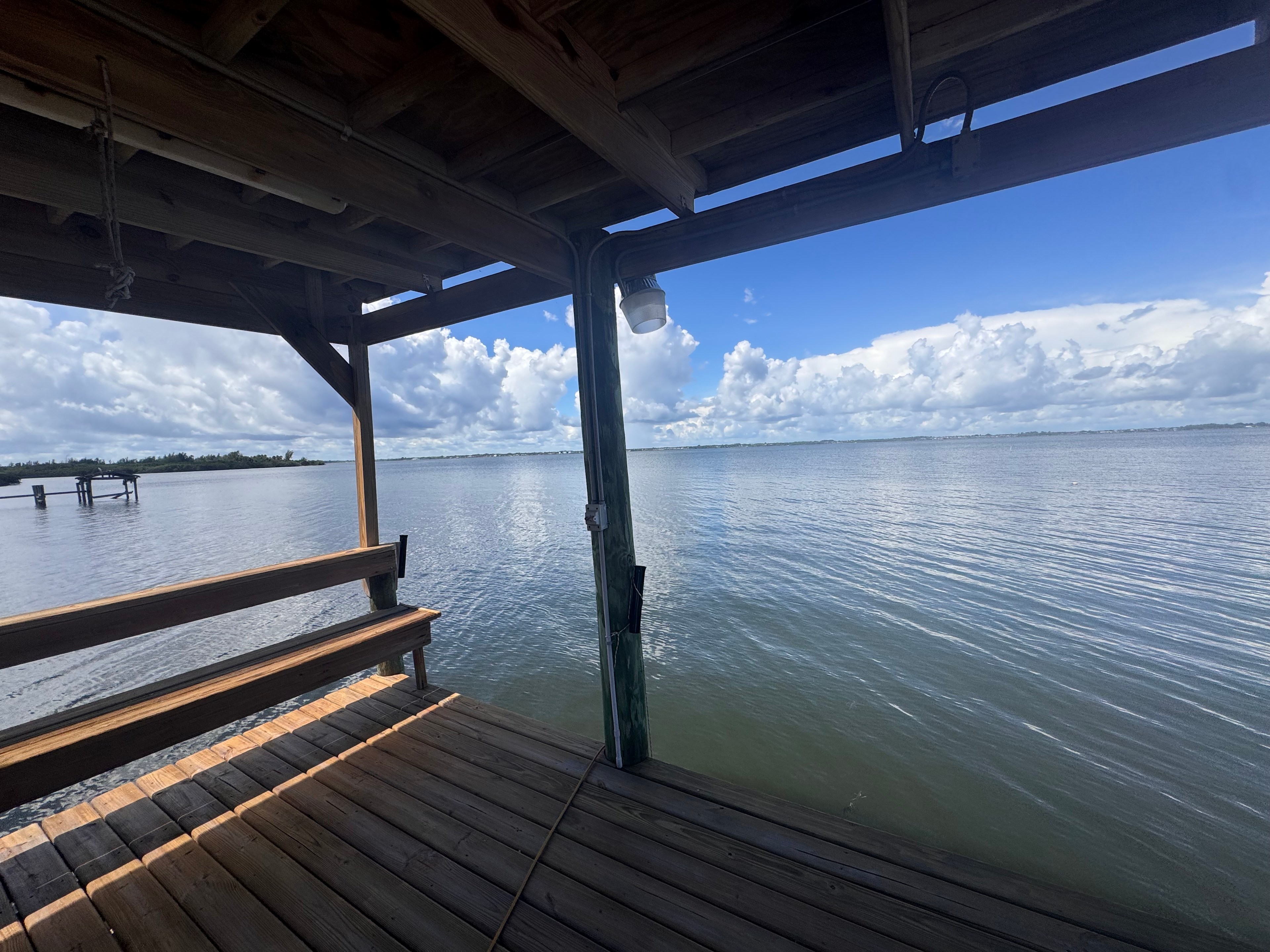 Private dock to fish or jump in for a swim. 