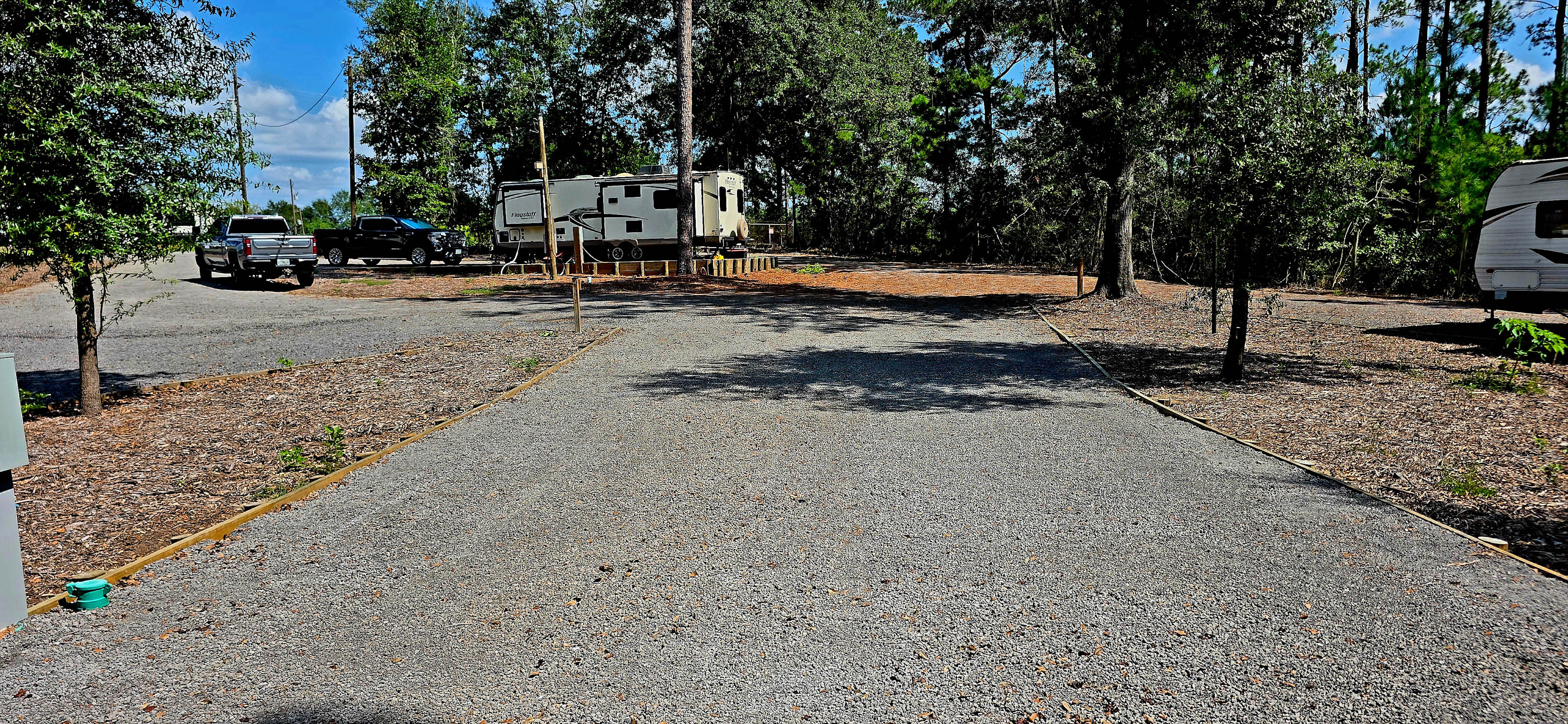 Standing on the site