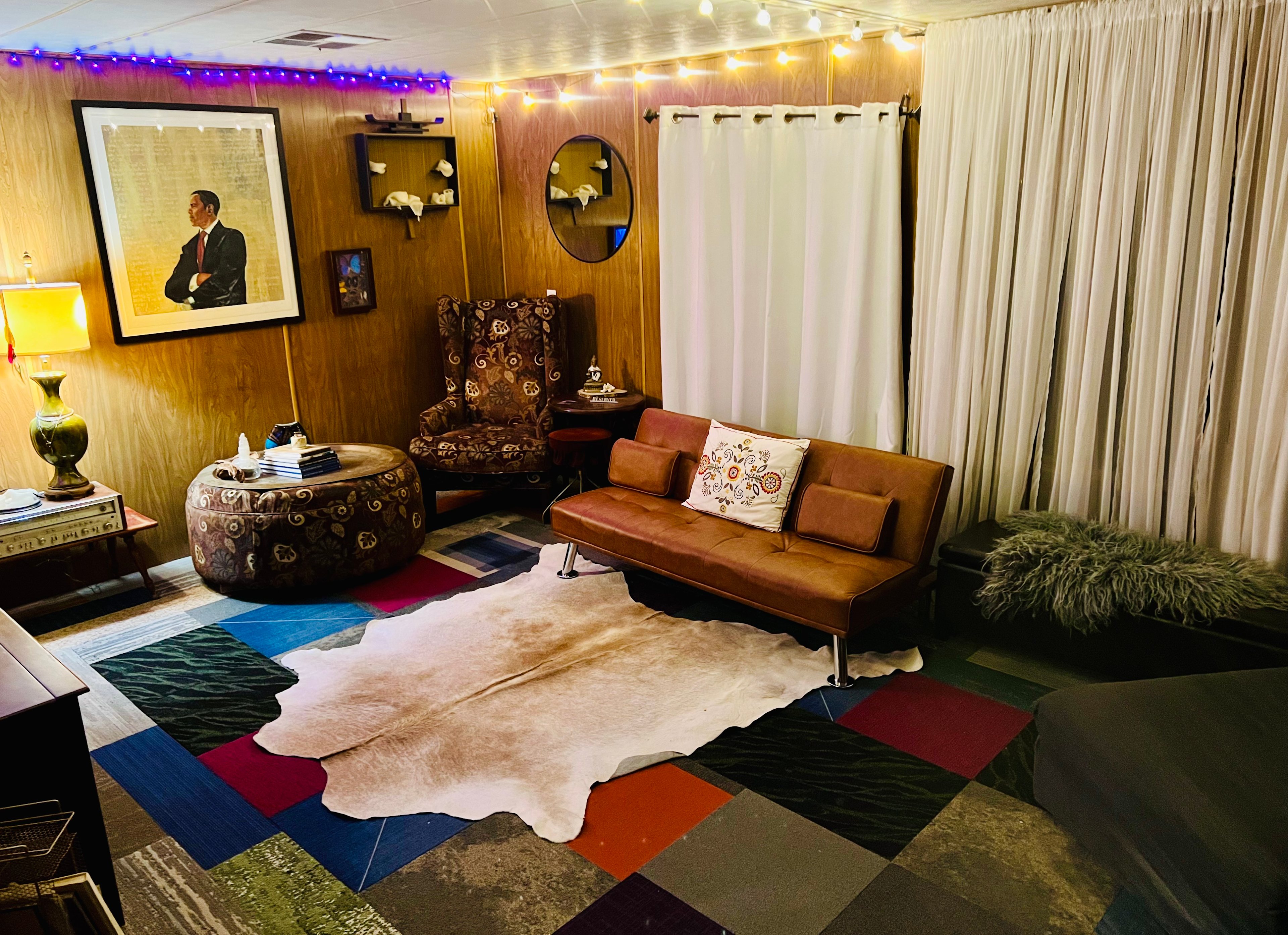 Living and family room