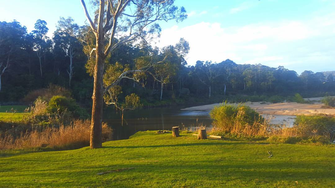 Glorious afternoon - day area. This is where the boats launch and is 15m from the (near) Boatramp site.