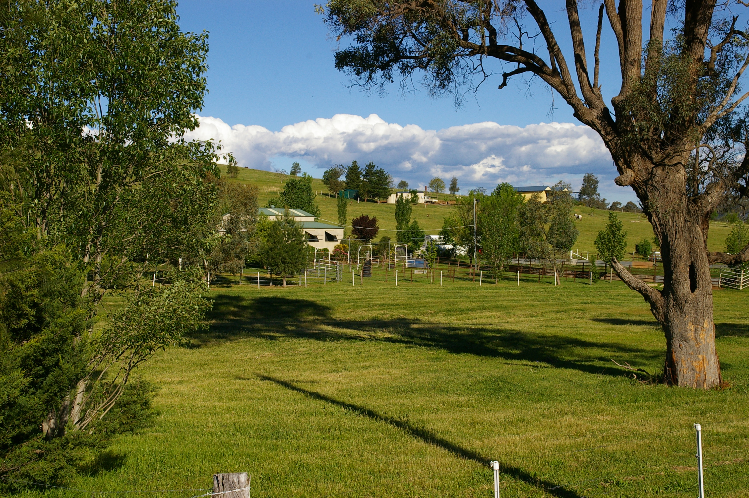 Camping available with shade 