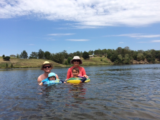 Swimming in the Clarence River