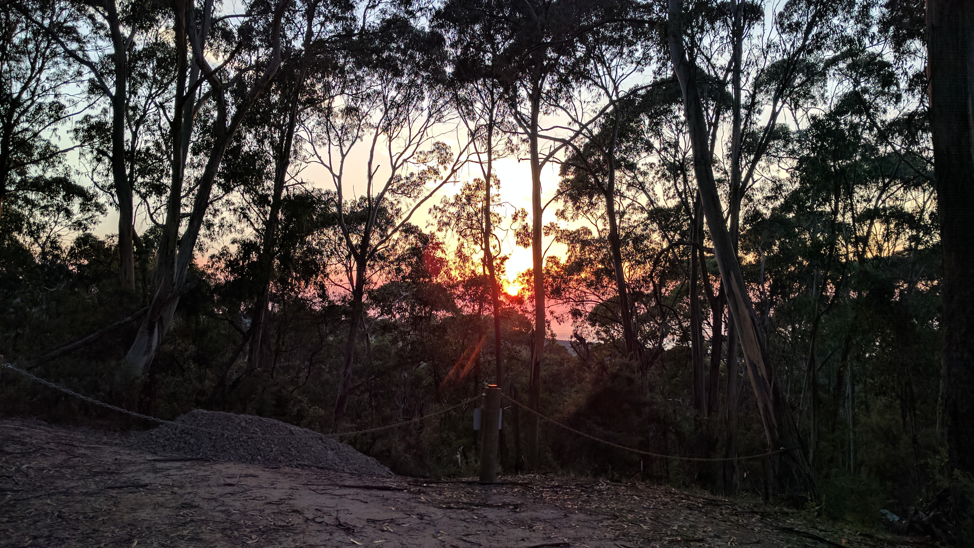 Sunrise over the ocean