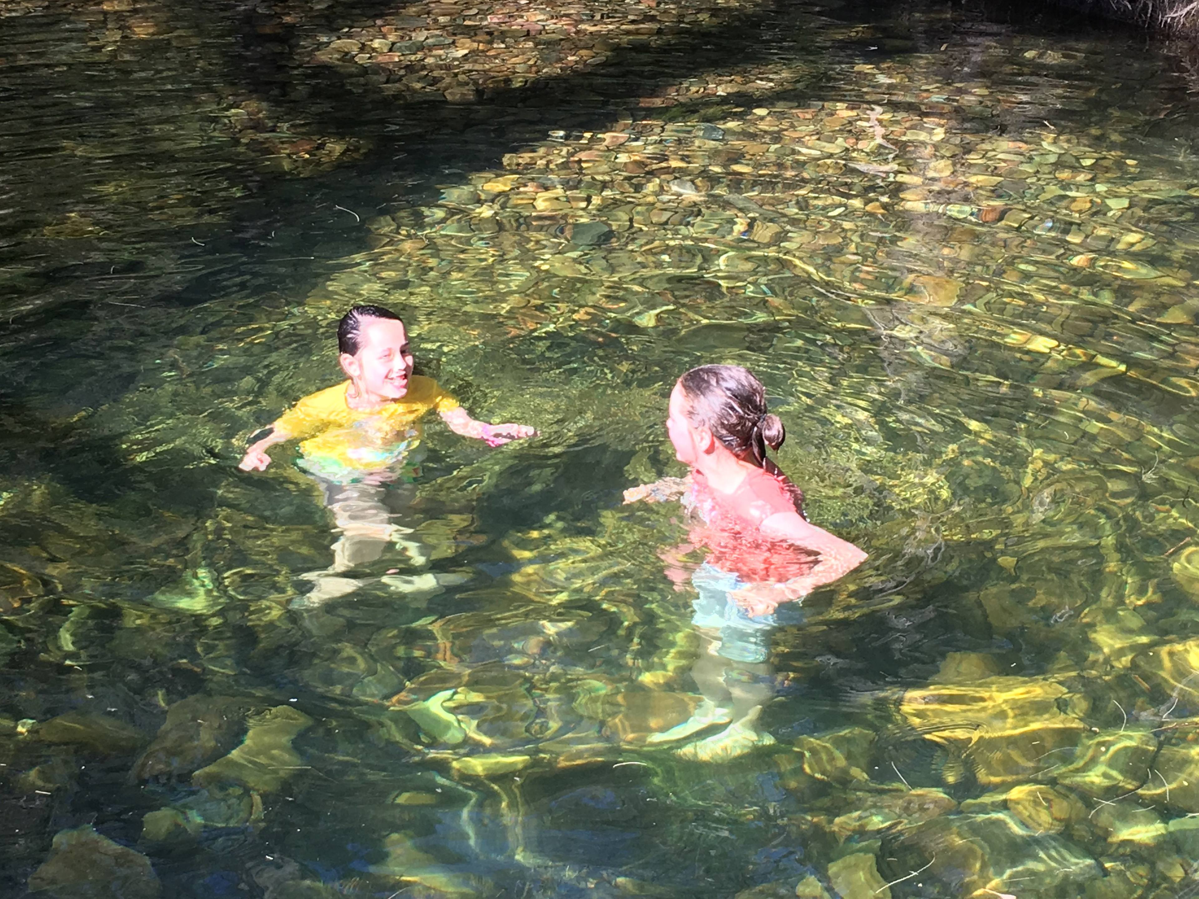 Swimming in Coco Creek 