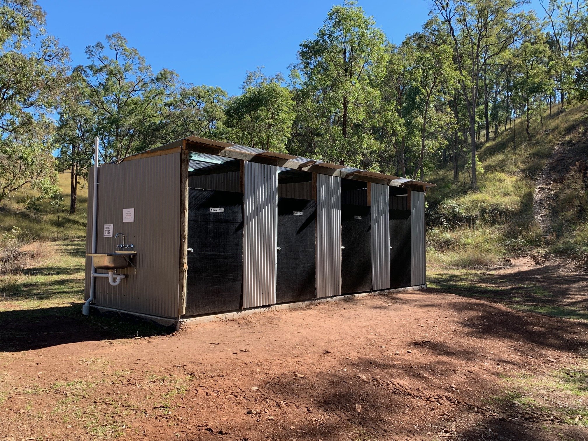 Shower and toilet facilities