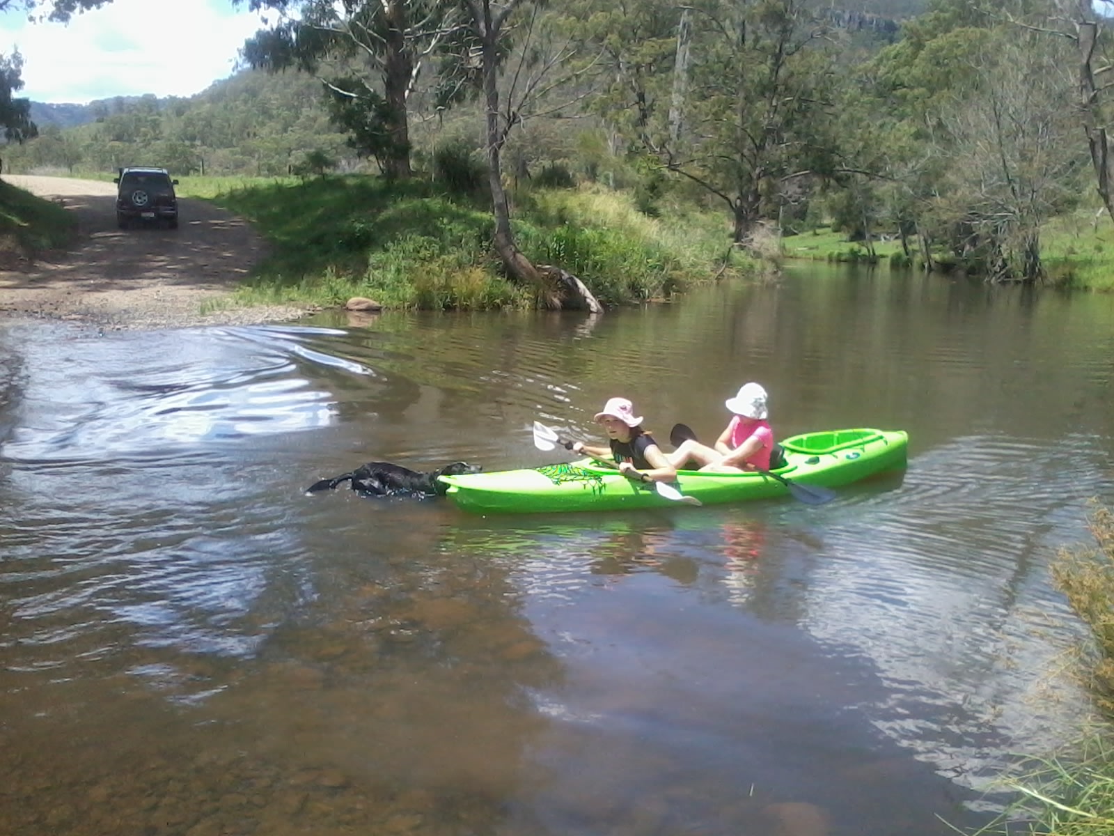 Paddle in the Condamine River 