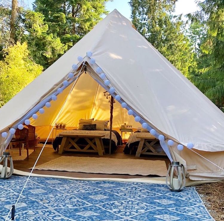 Perfect spot for "glamping".