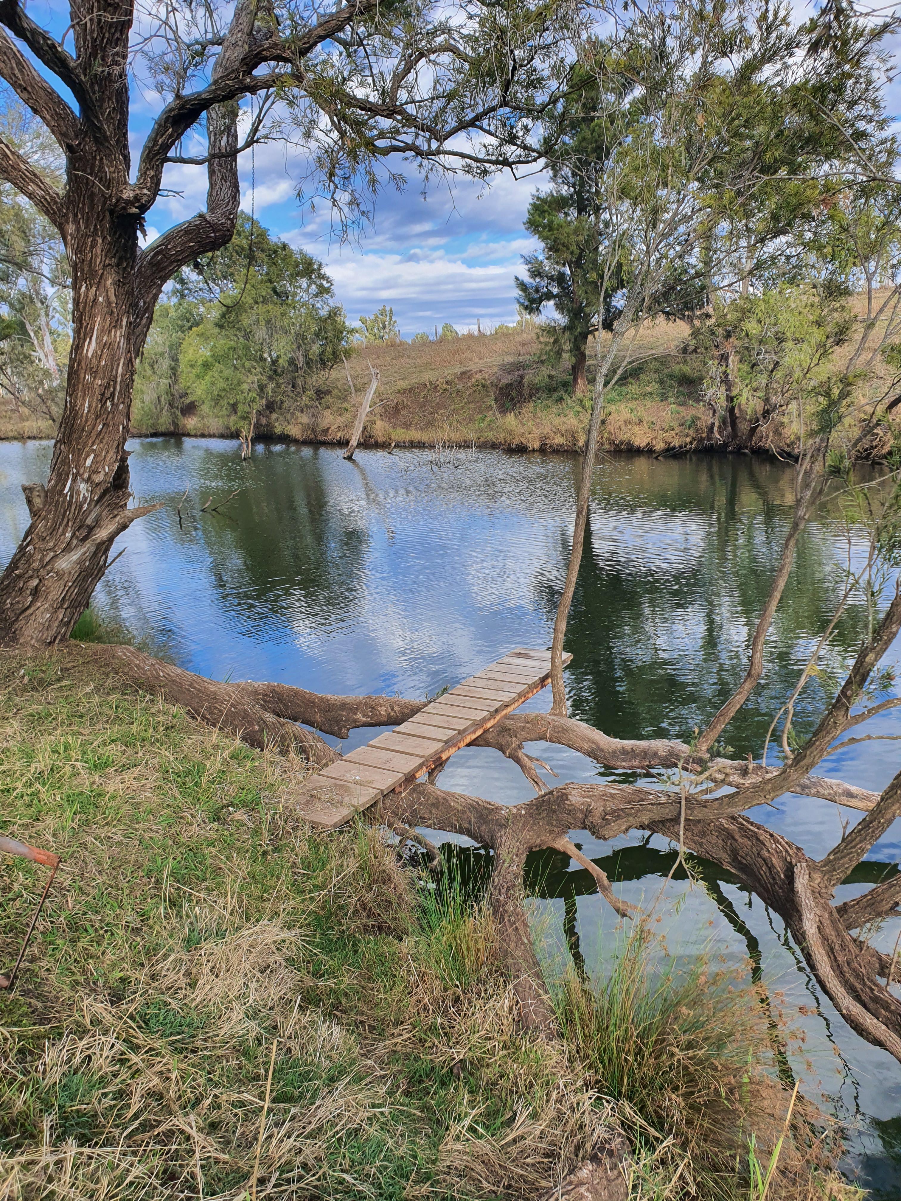 Jetty for swimming or fishing.