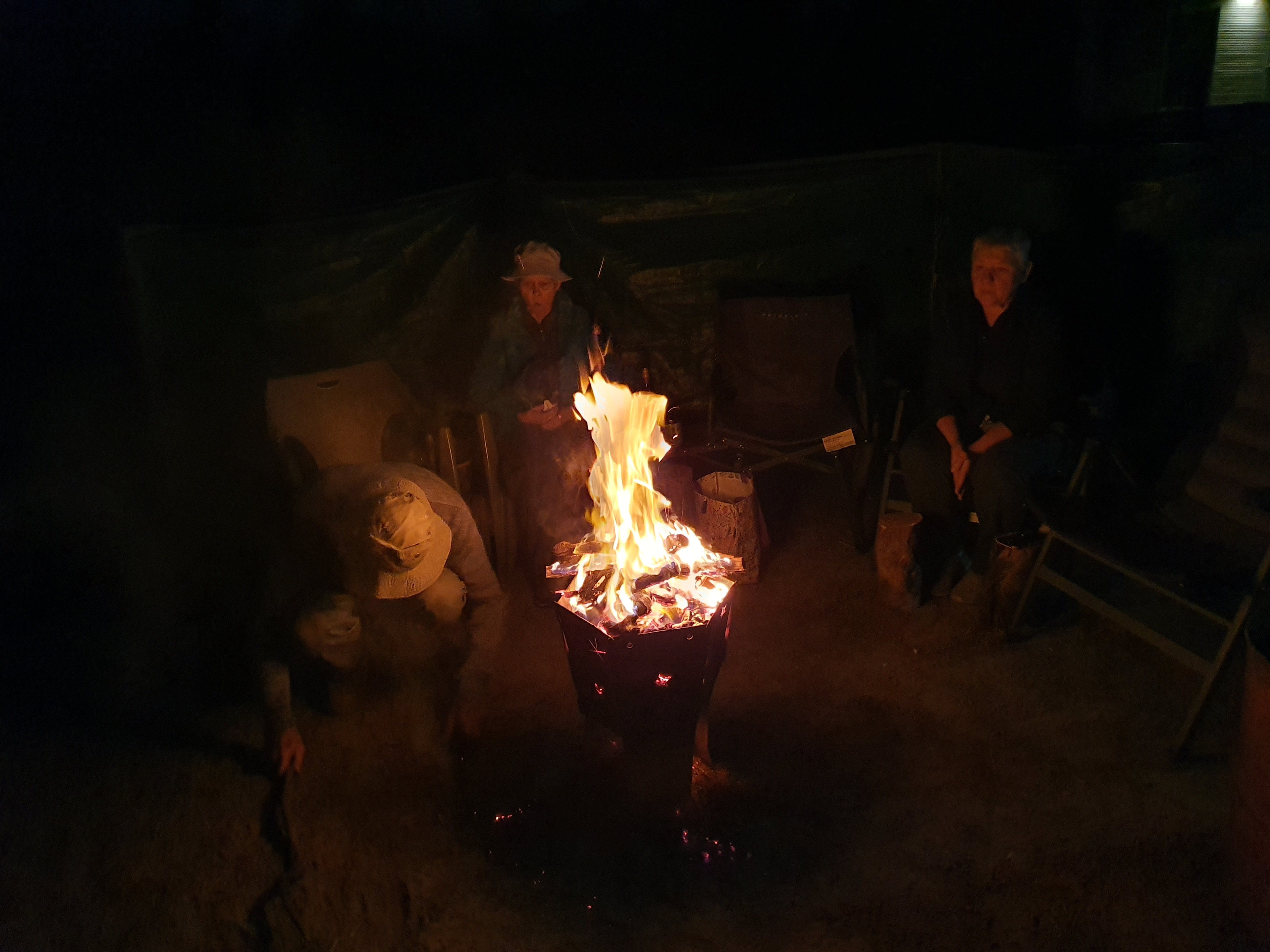 Off ground fires allowed. 