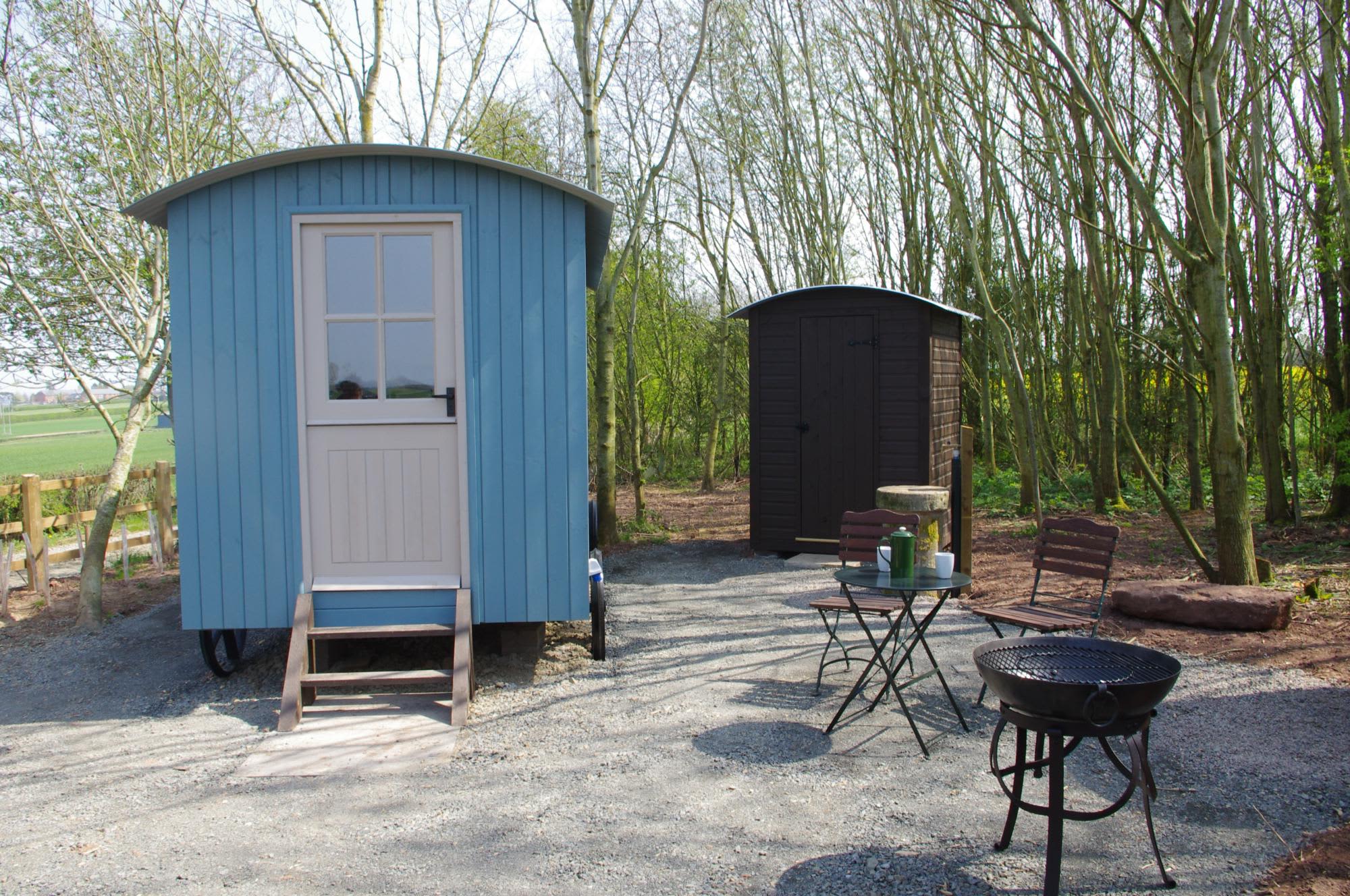 Shepherd's Hut at Broadmeadow Glamping