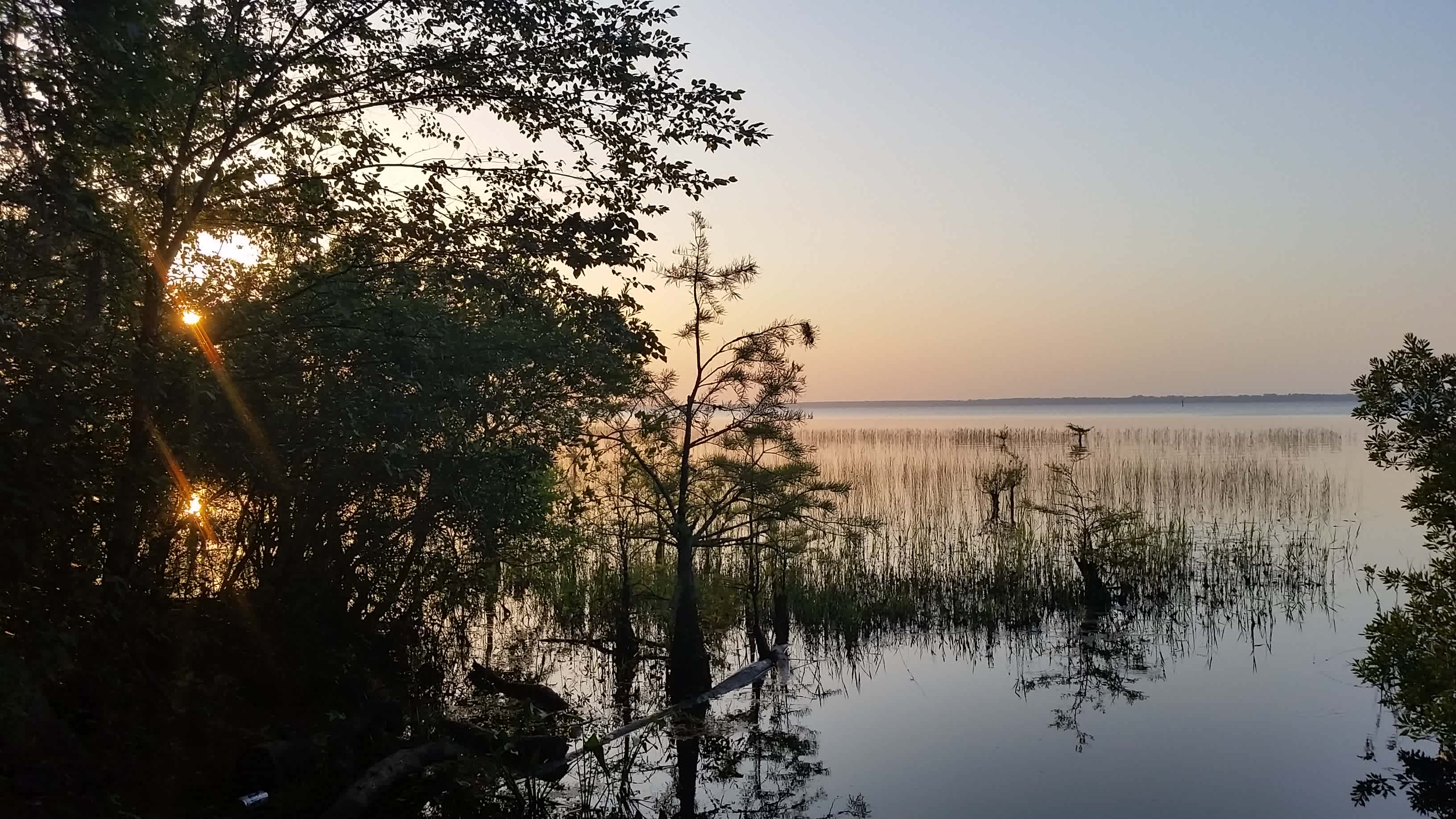 Sunset on the lake