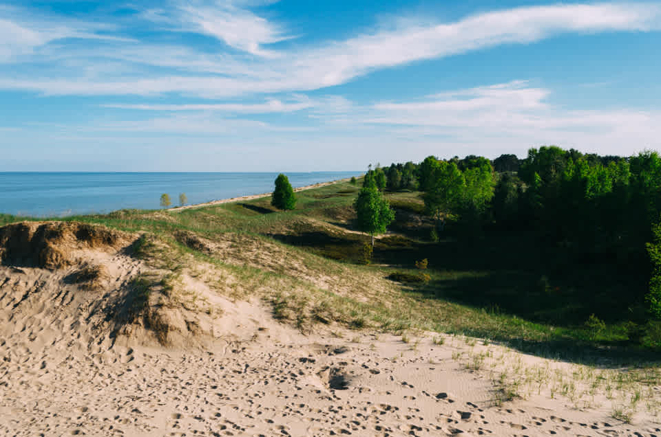 Nothing like walking over a dune and taking in Lake Michigan while smell of campfires and s'mores pulls you further down the beach. 