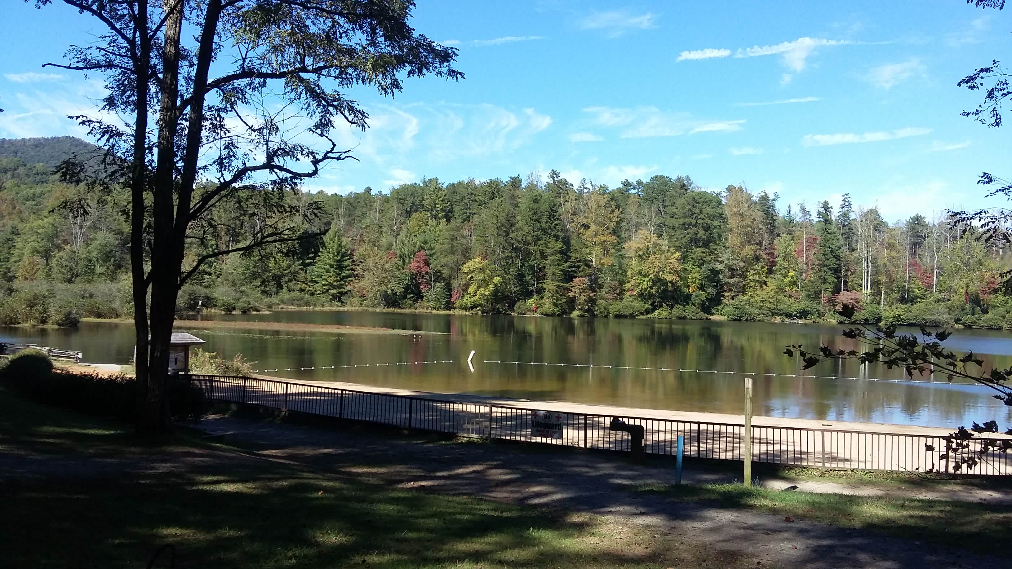 Lake Powhatan nice spot for a relaxing picnic
