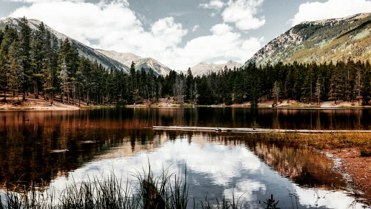 Emerald Lake, just near the campground. Great place to catch trout and enjoy a breathtaking view!