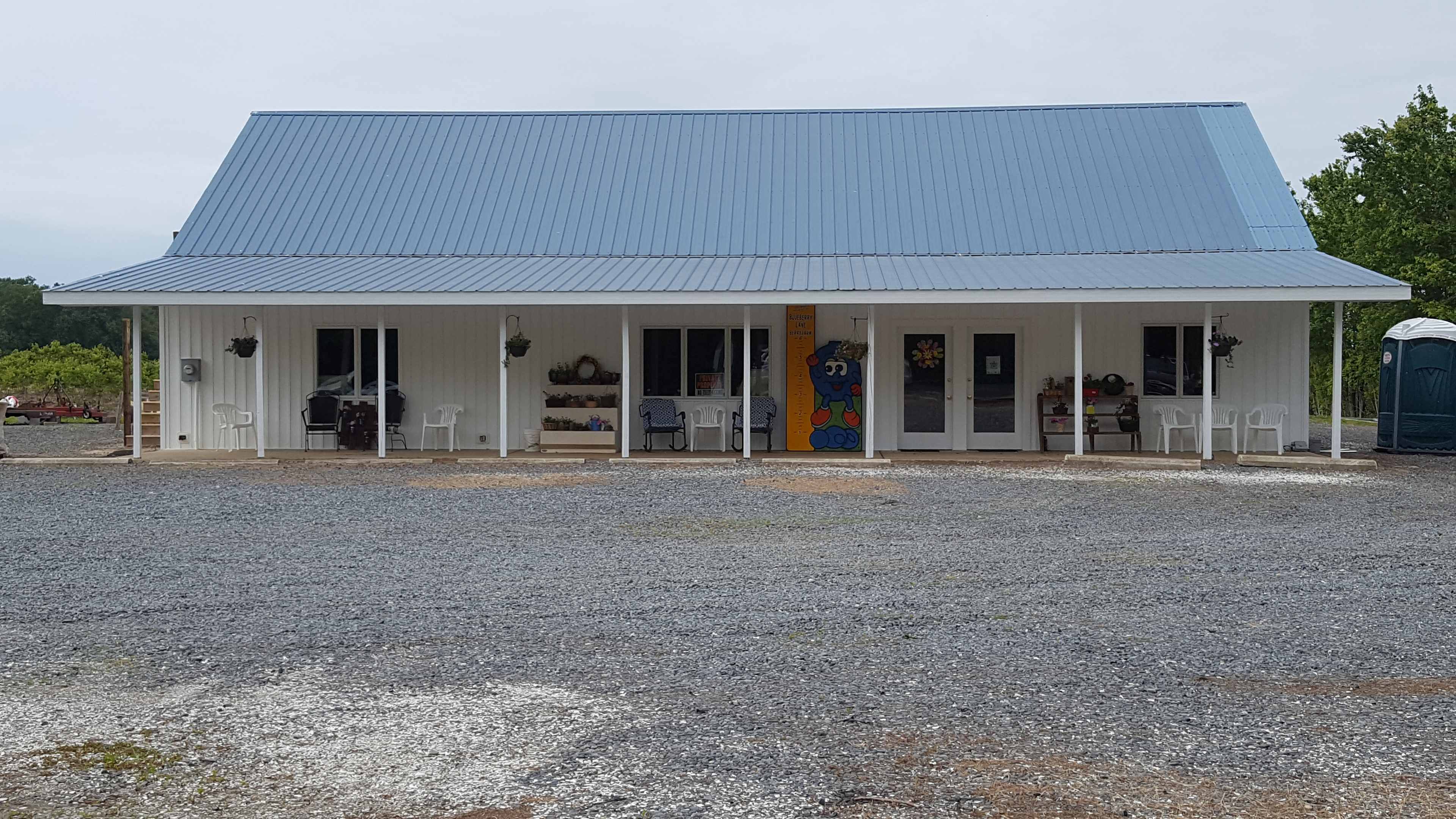 Renovated Marketplace -
This has water, bathroom, kitchen facility, heat and air. We rent for parties and events during the off season.